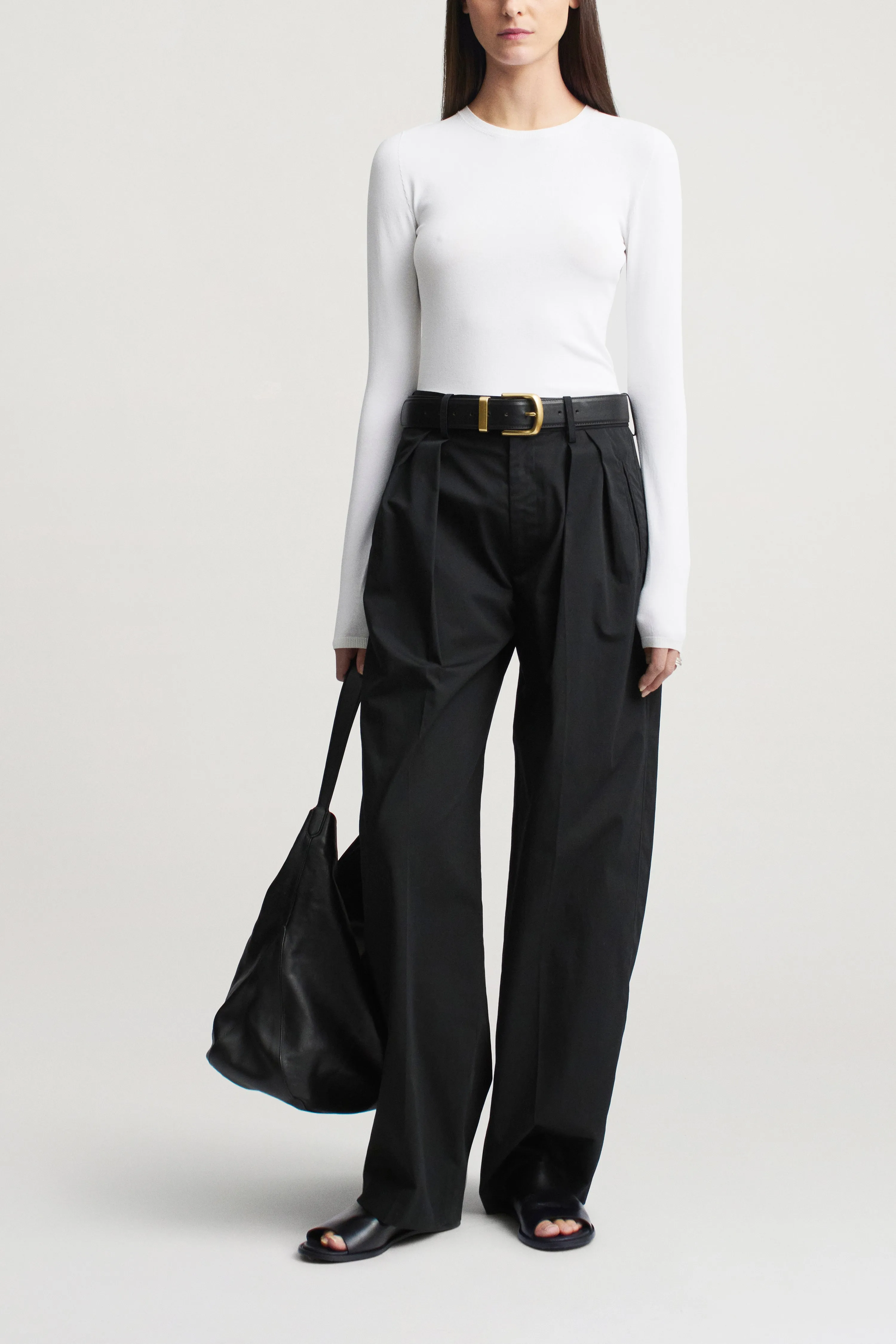 Zana Fitted Long Sleeve in Compact Viscose sold by Kall Meyer product image thumbnail 2