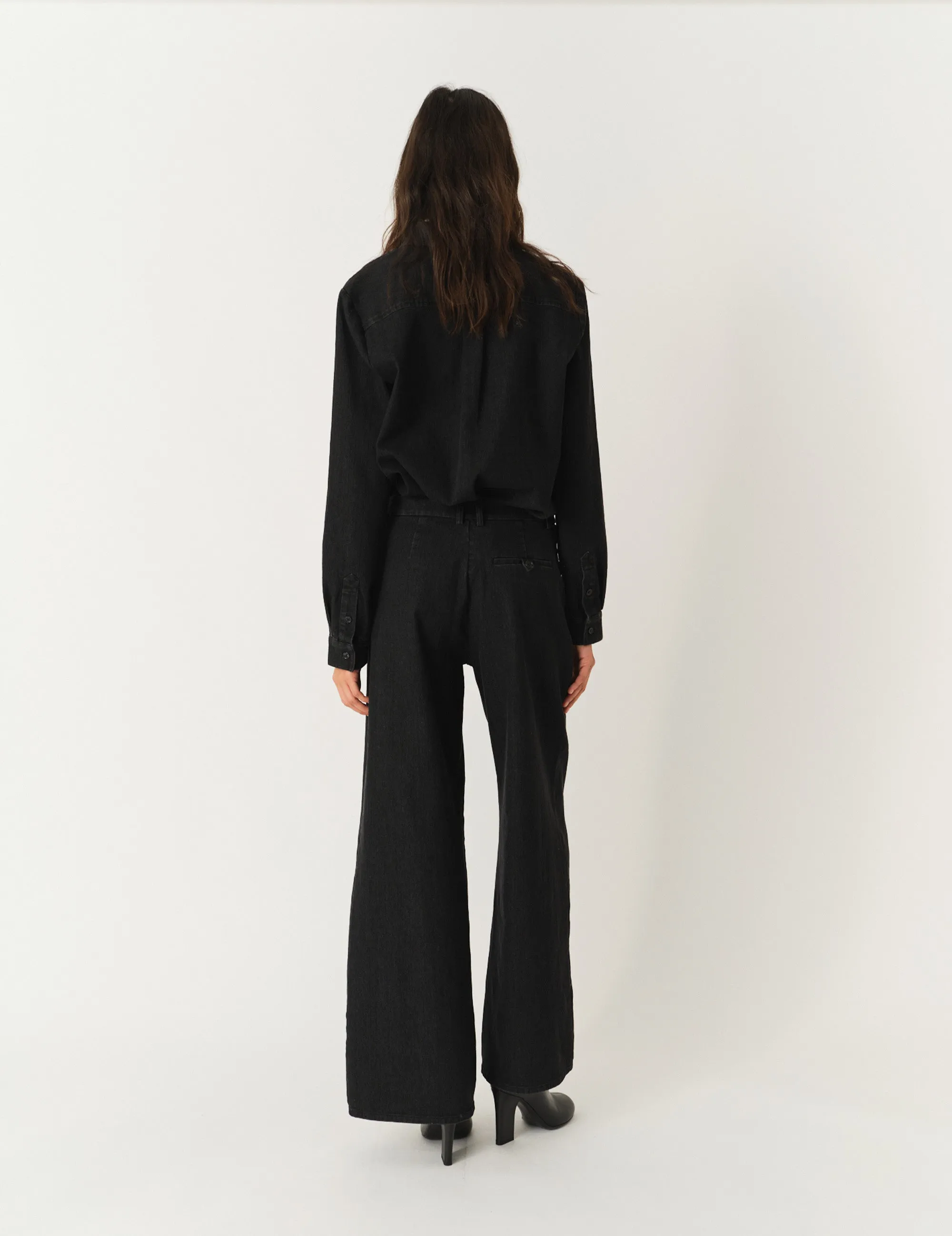 Merci Anagram Pants Black Denim sold by The Garment Copenhagen product image thumbnail 3