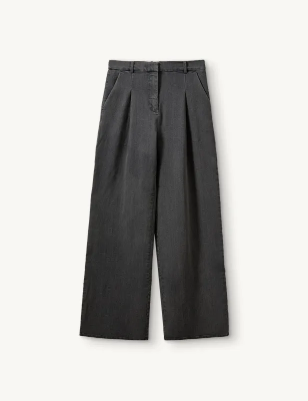 Merci Anagram Pants Dark Grey sold by The Garment Copenhagen
