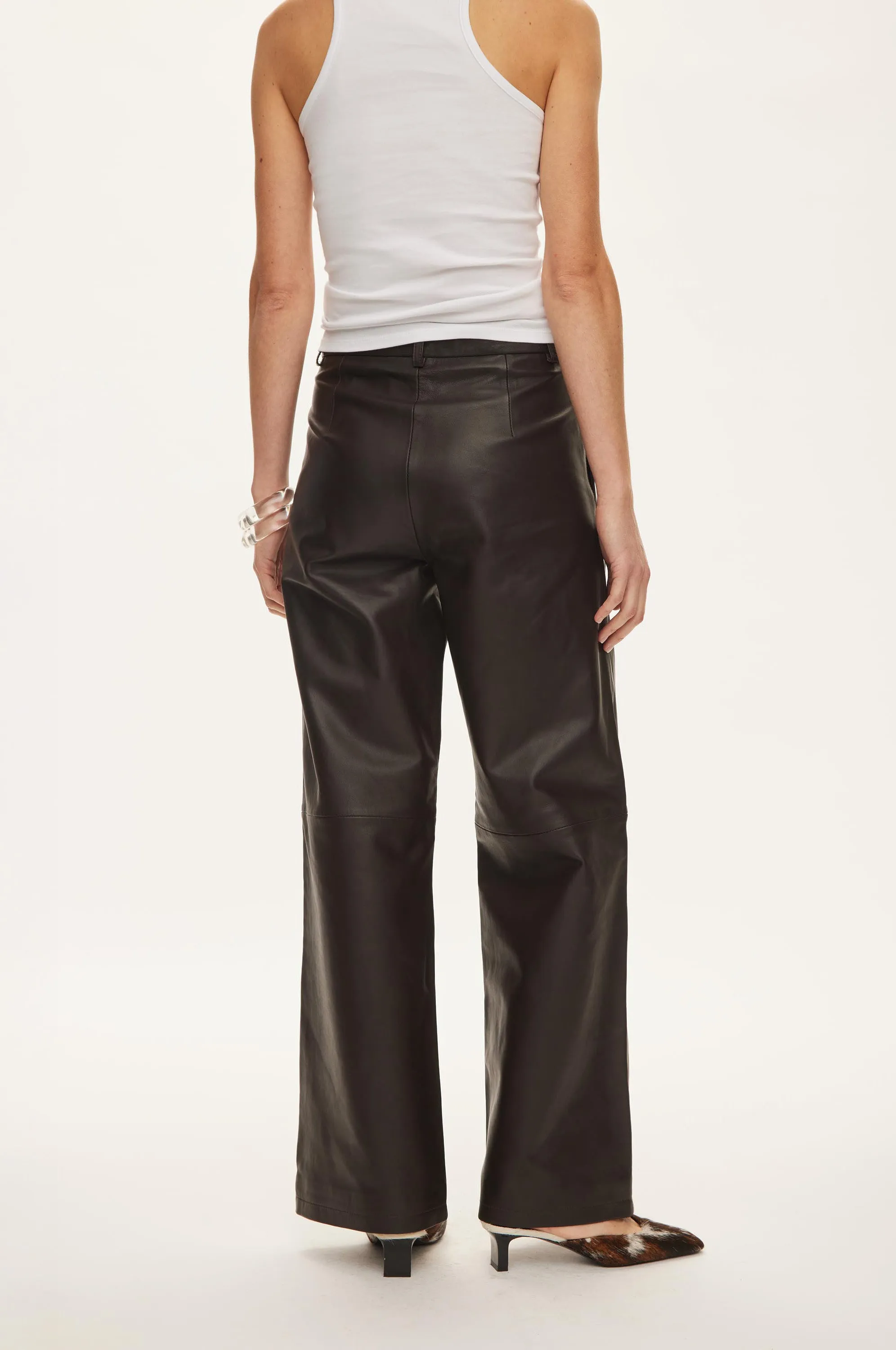 Roy Leather Trousers sold by oval square product image thumbnail 5