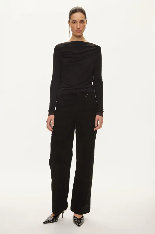 Bibi Drape Blouse sold by oval square