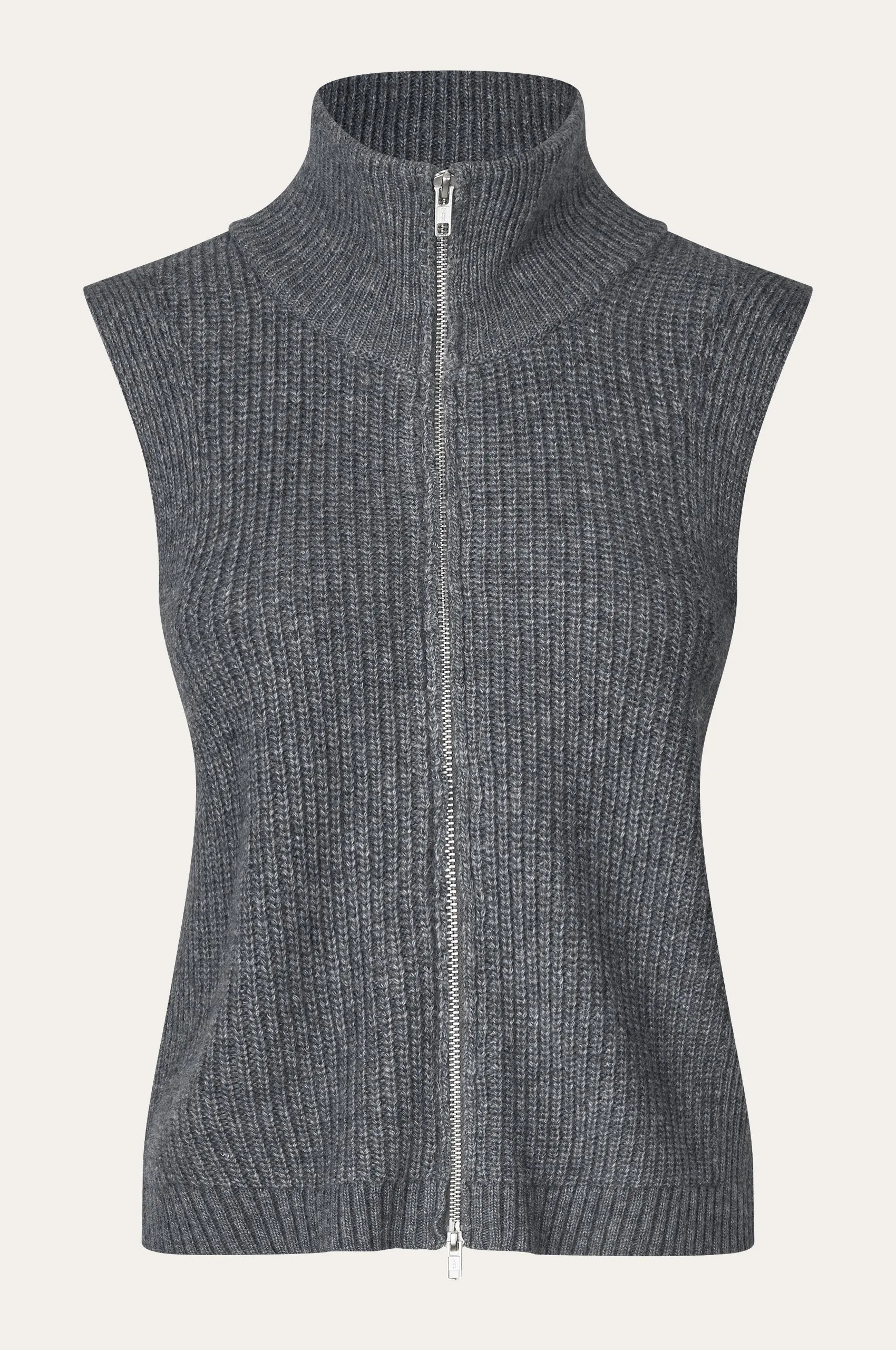 Fave Knit Zip Vest sold by oval square product image thumbnail 2