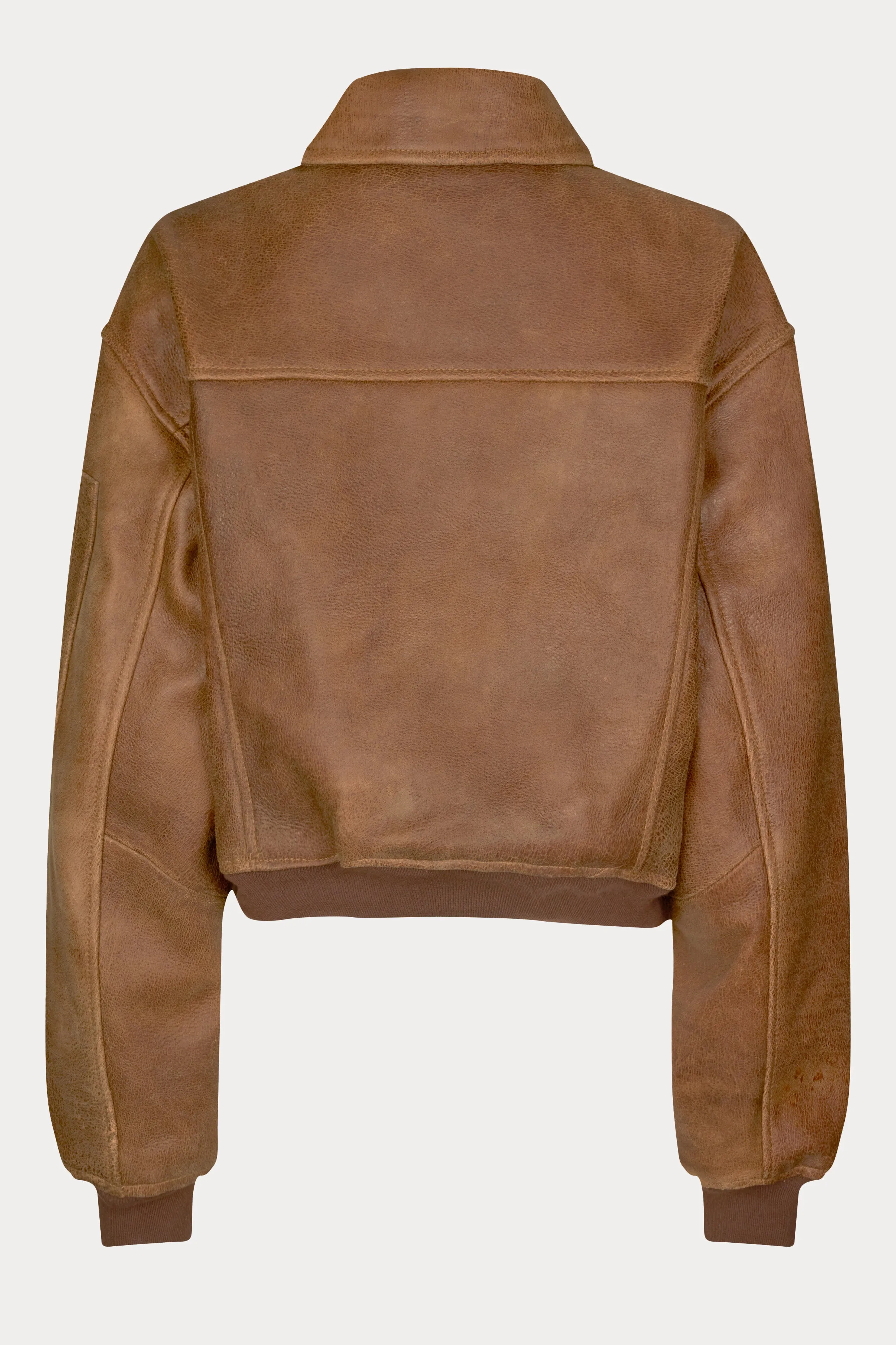 Rocky Leather Bomber sold by oval square product image thumbnail 5