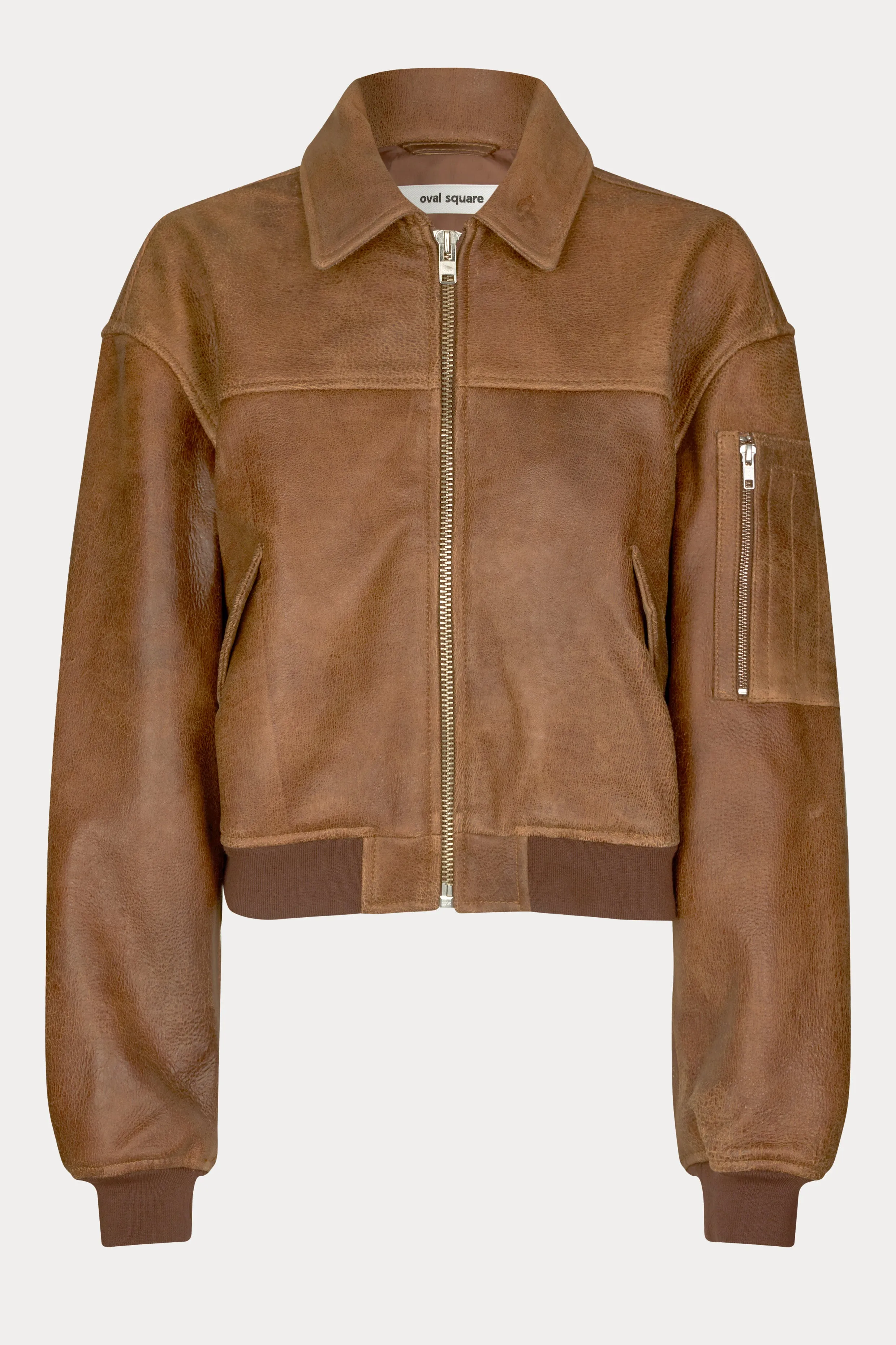 Rocky Leather Bomber sold by oval square product image thumbnail 2