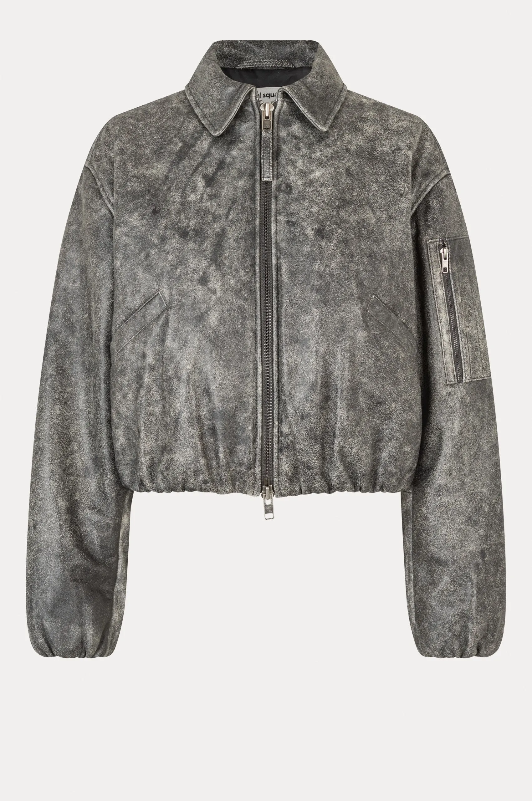 Bold Leather Bomber sold by oval square product image thumbnail 2