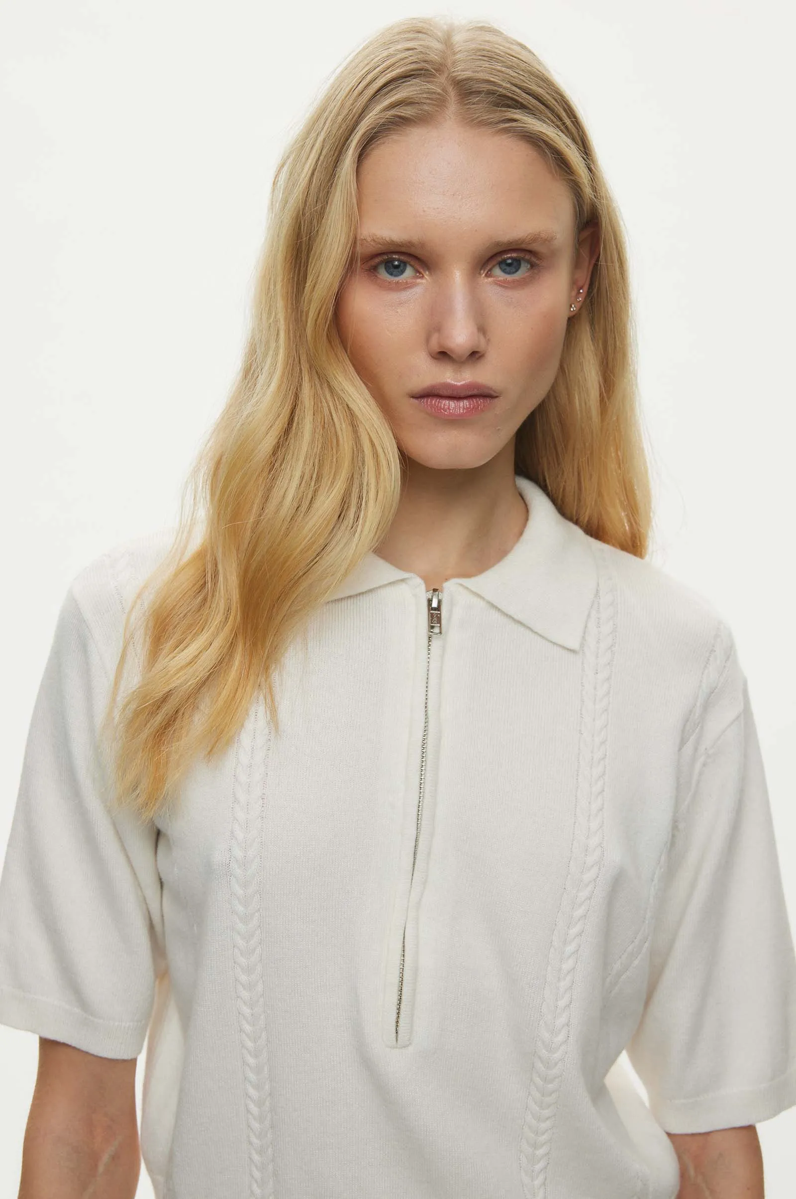 Vika Knit Polo sold by oval square product image thumbnail 4