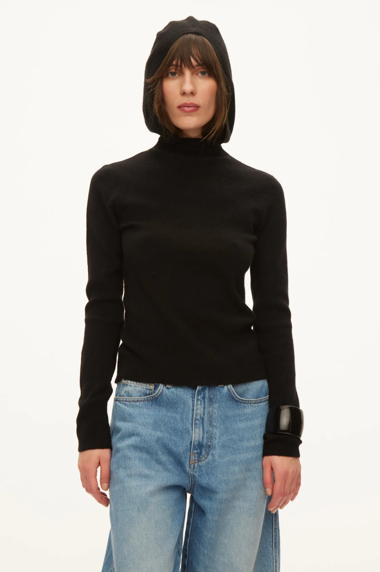 Alanis Hood Knit sold by oval square product image thumbnail 3
