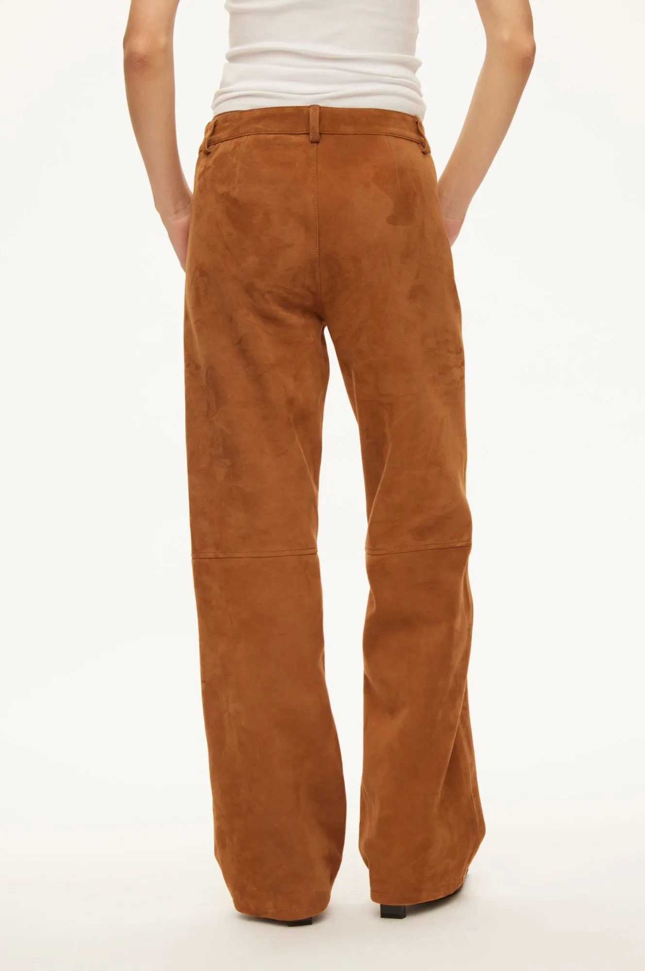 Kylie suede trousers sold by oval square product image thumbnail 4