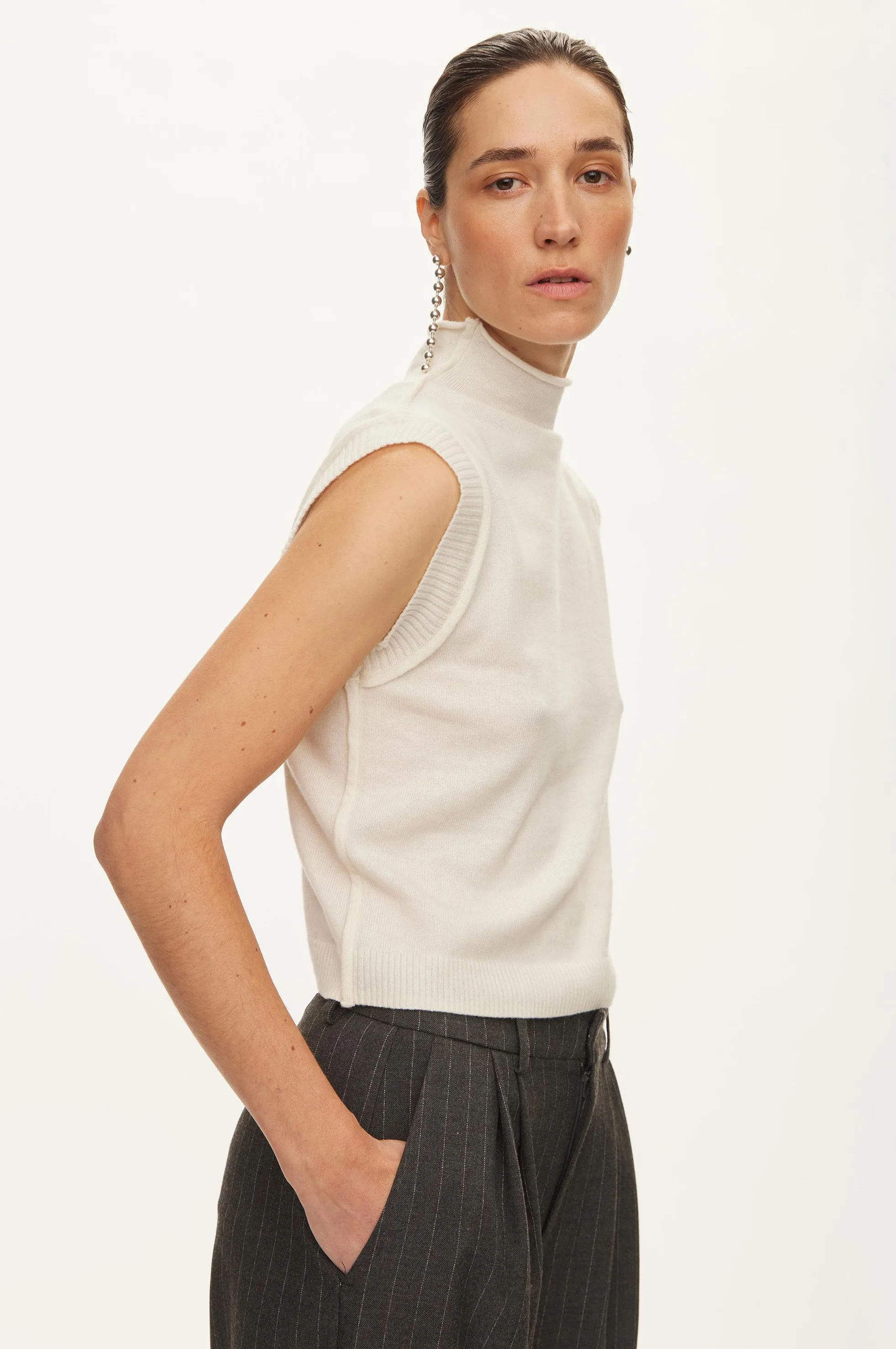 Carla High Neck Top sold by oval square product image thumbnail 4