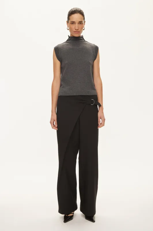 Carla High Neck Top made by oval square