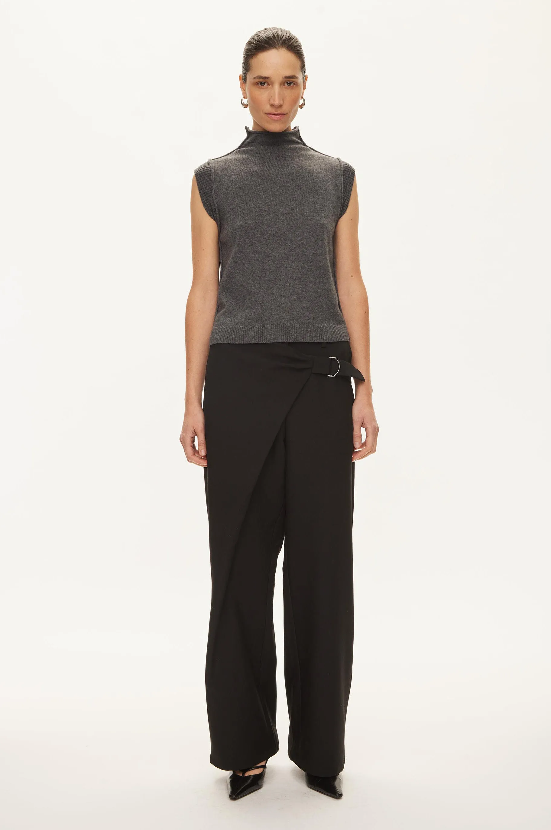 Carla High Neck Top sold by oval square