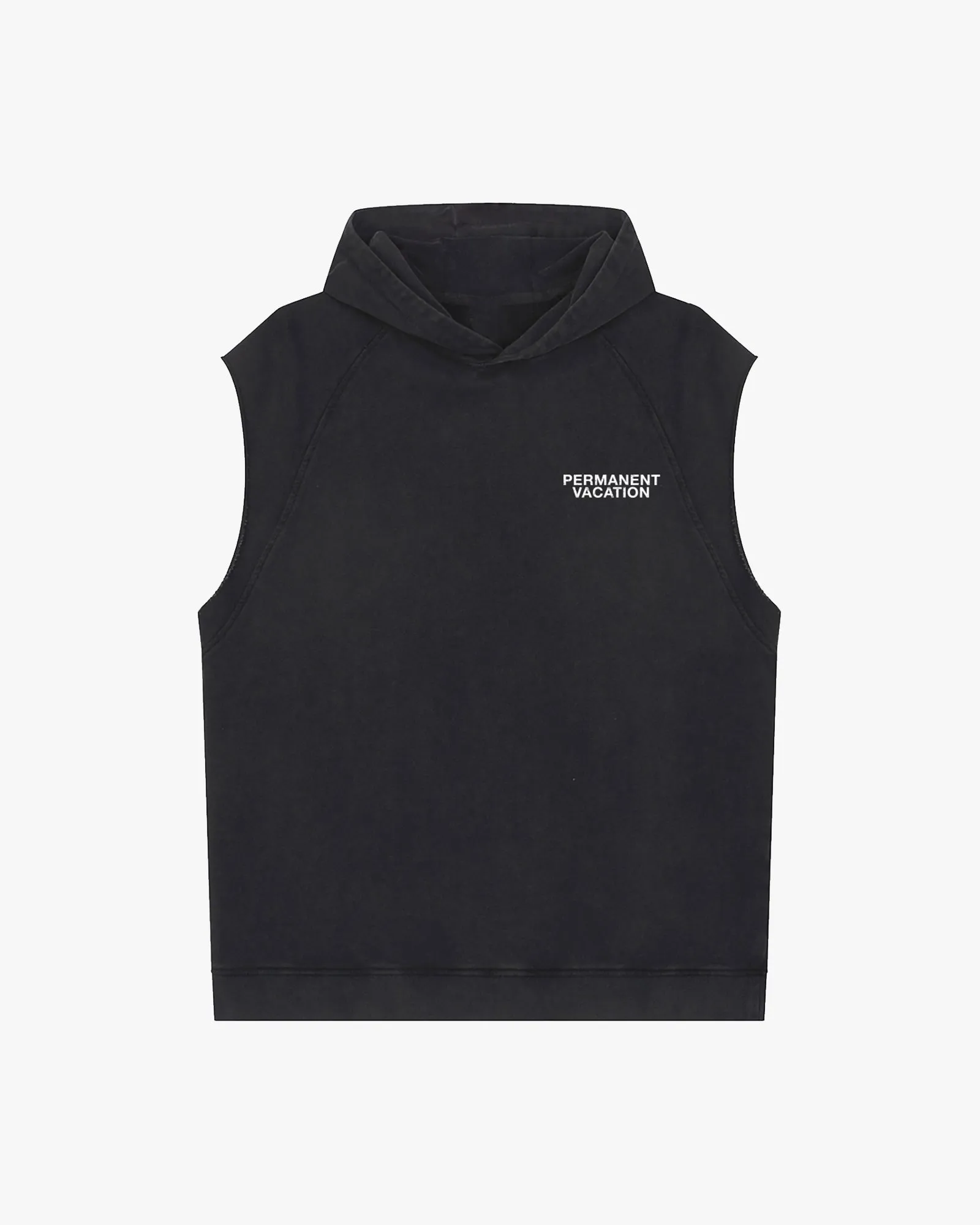 Classic Faded Sleeveless Hoodie sold by PERMANENT VACATION product image thumbnail 2