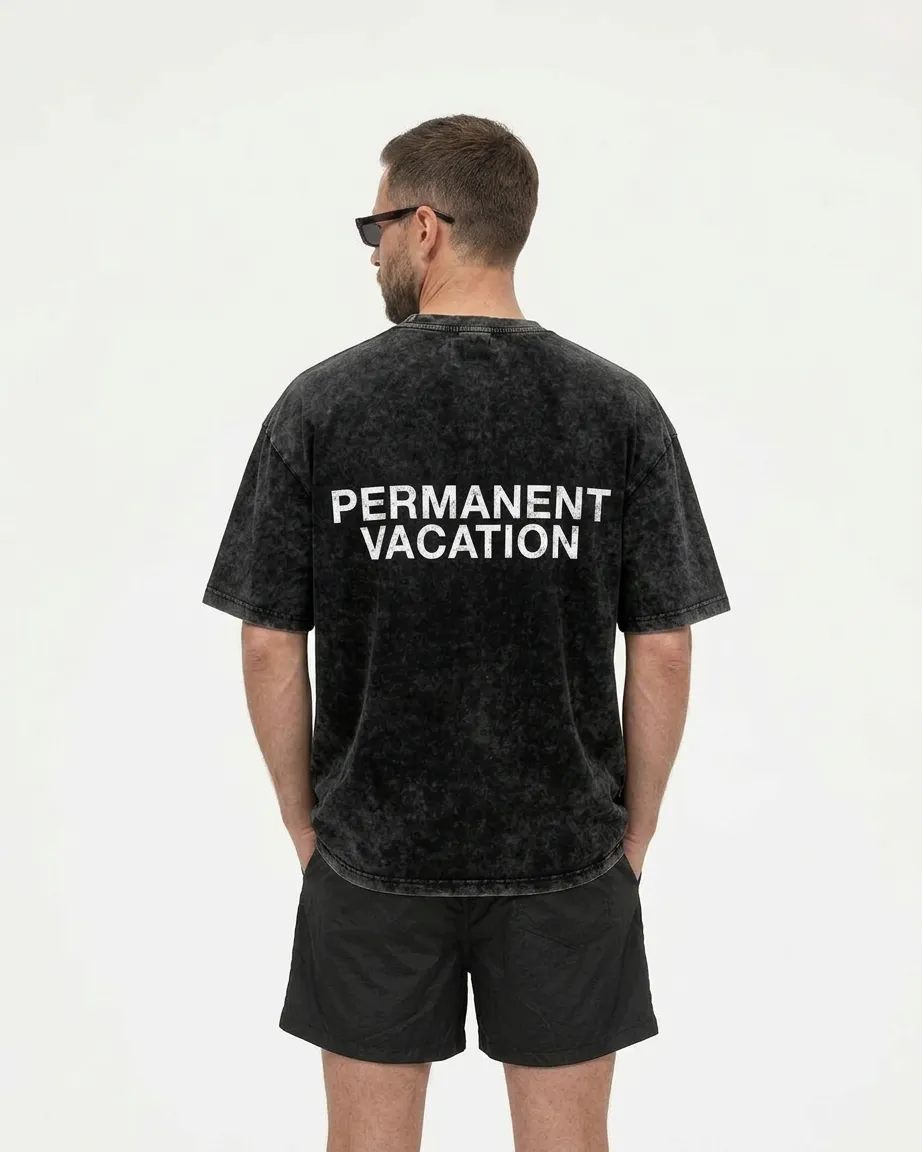 Classic Acid Wash Tee sold by PERMANENT VACATION product image thumbnail 5