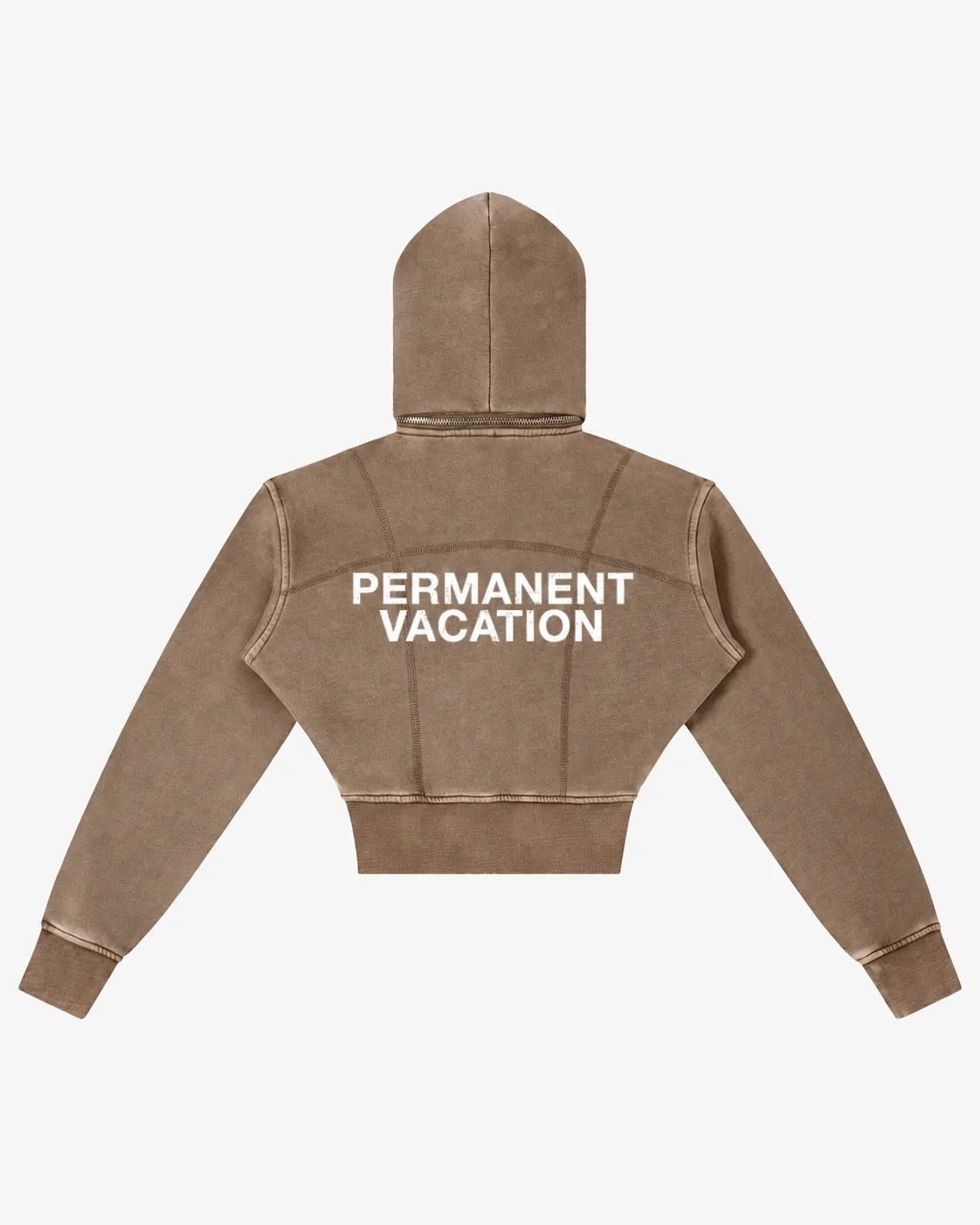 Dakota Cropped Fleece Hoodie sold by PERMANENT VACATION product image thumbnail 2