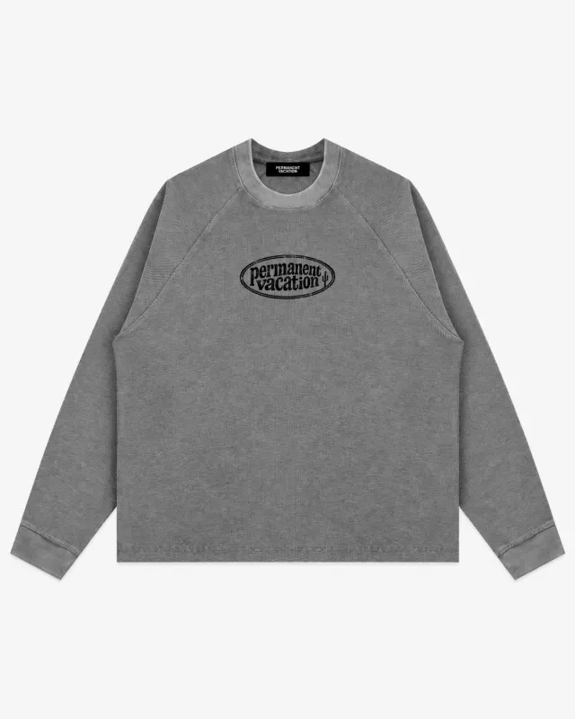 Desert Faded Waffle Long Sleeve made by PERMANENT VACATION