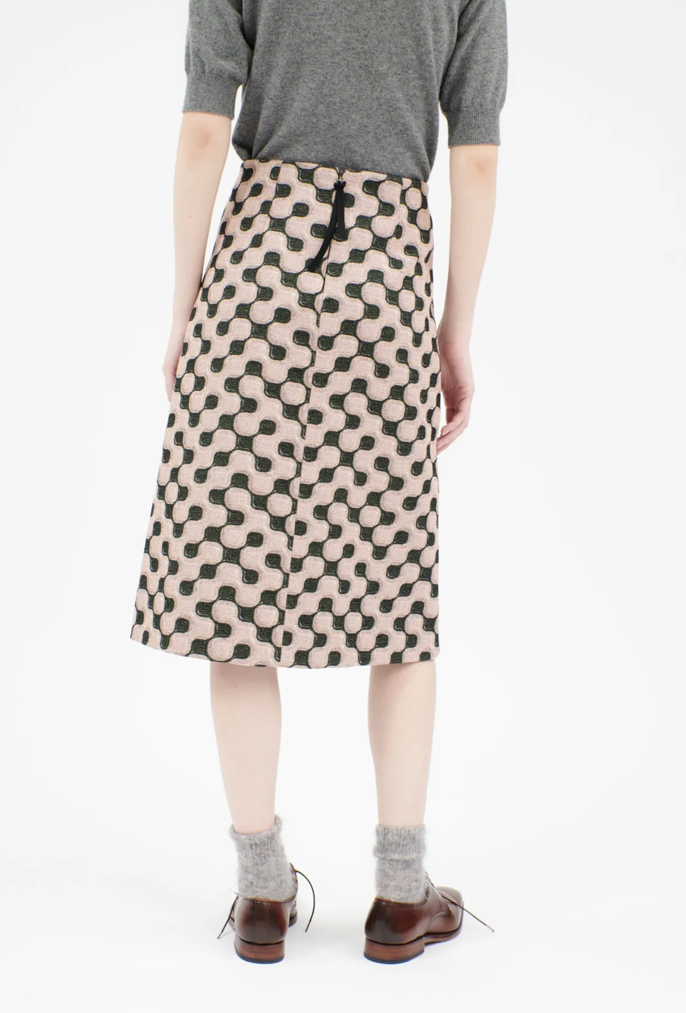 Cotton Wool Jacquard Jersey Rock, Rosequartz sold by ODEEH product image thumbnail 3