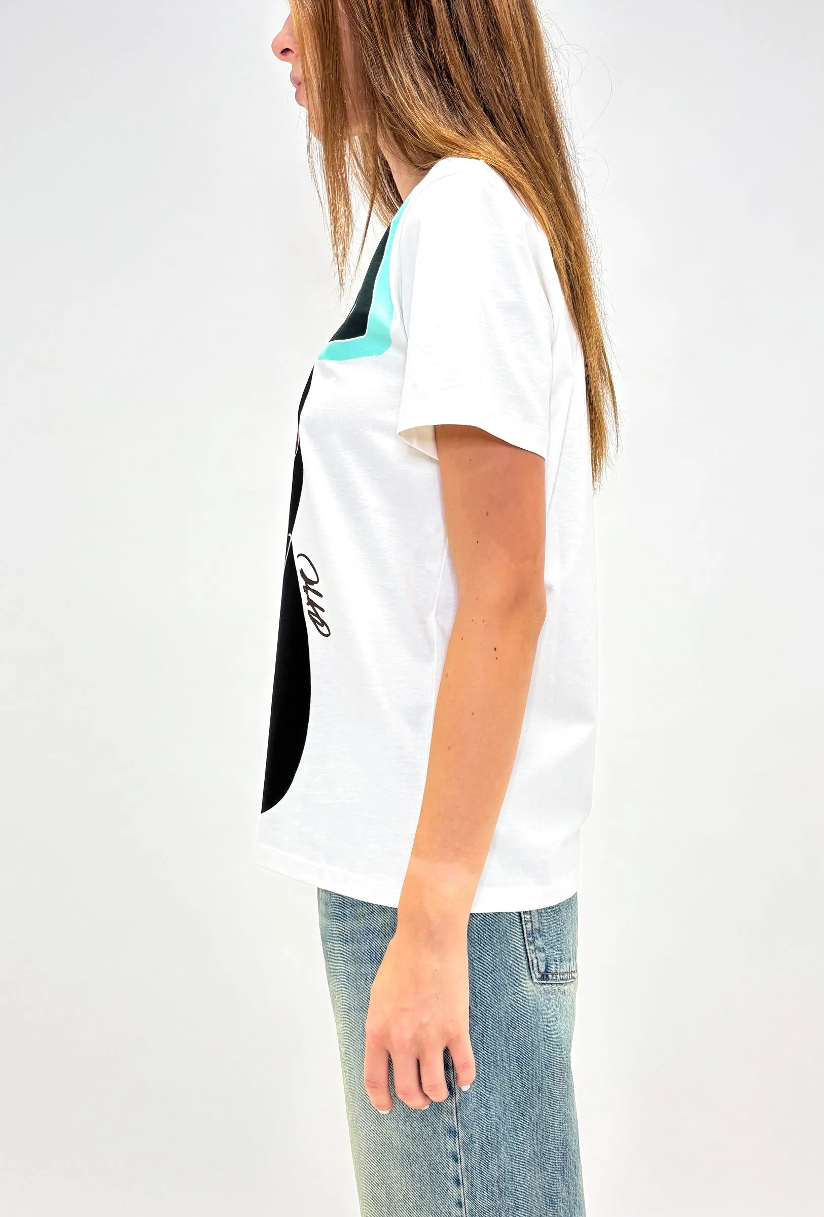 Organic Single Jersey T-Shirt, Jet Black sold by ODEEH product image thumbnail 2