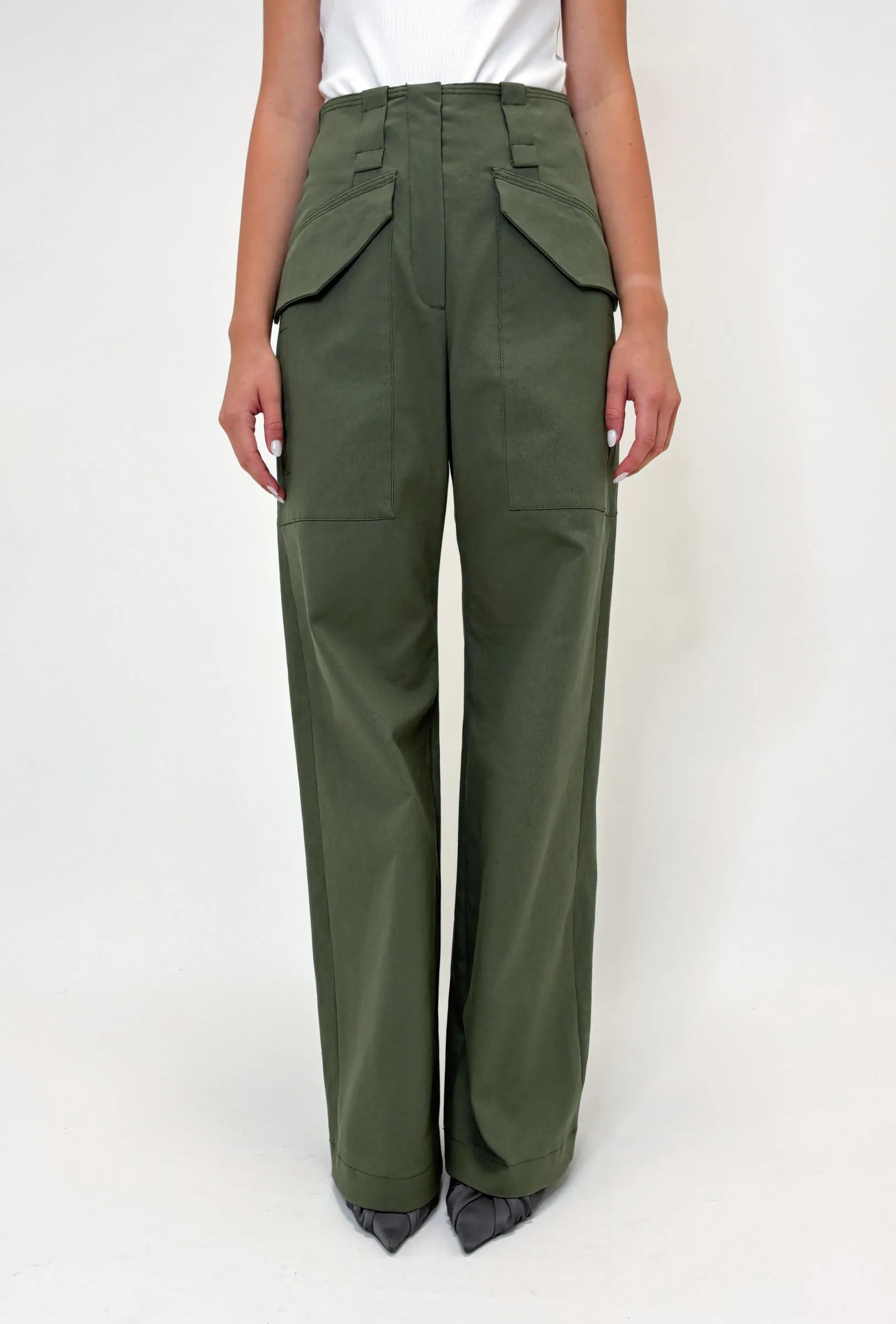 Cotton Twill Hose, Bush Green sold by ODEEH