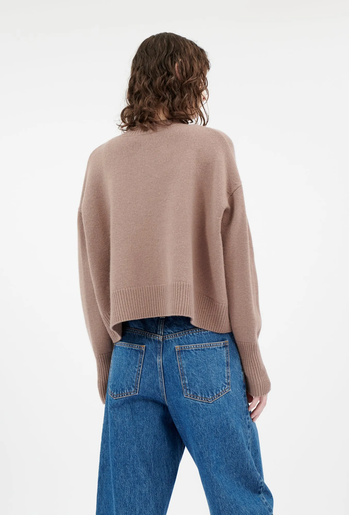 CASHWOOL Cardigan, Rosewood sold by ODEEH product image thumbnail 4