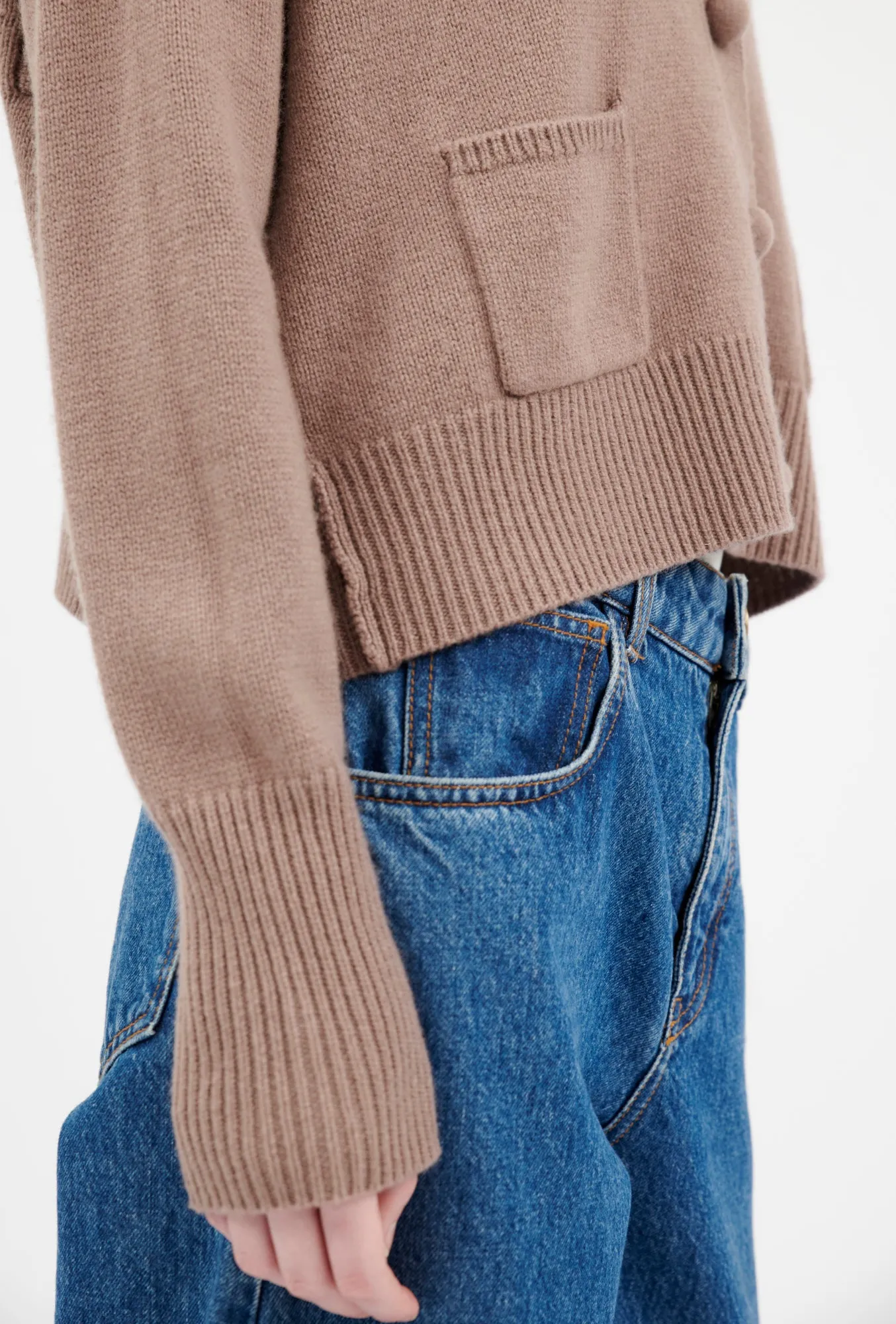 CASHWOOL Cardigan, Rosewood sold by ODEEH product image thumbnail 5