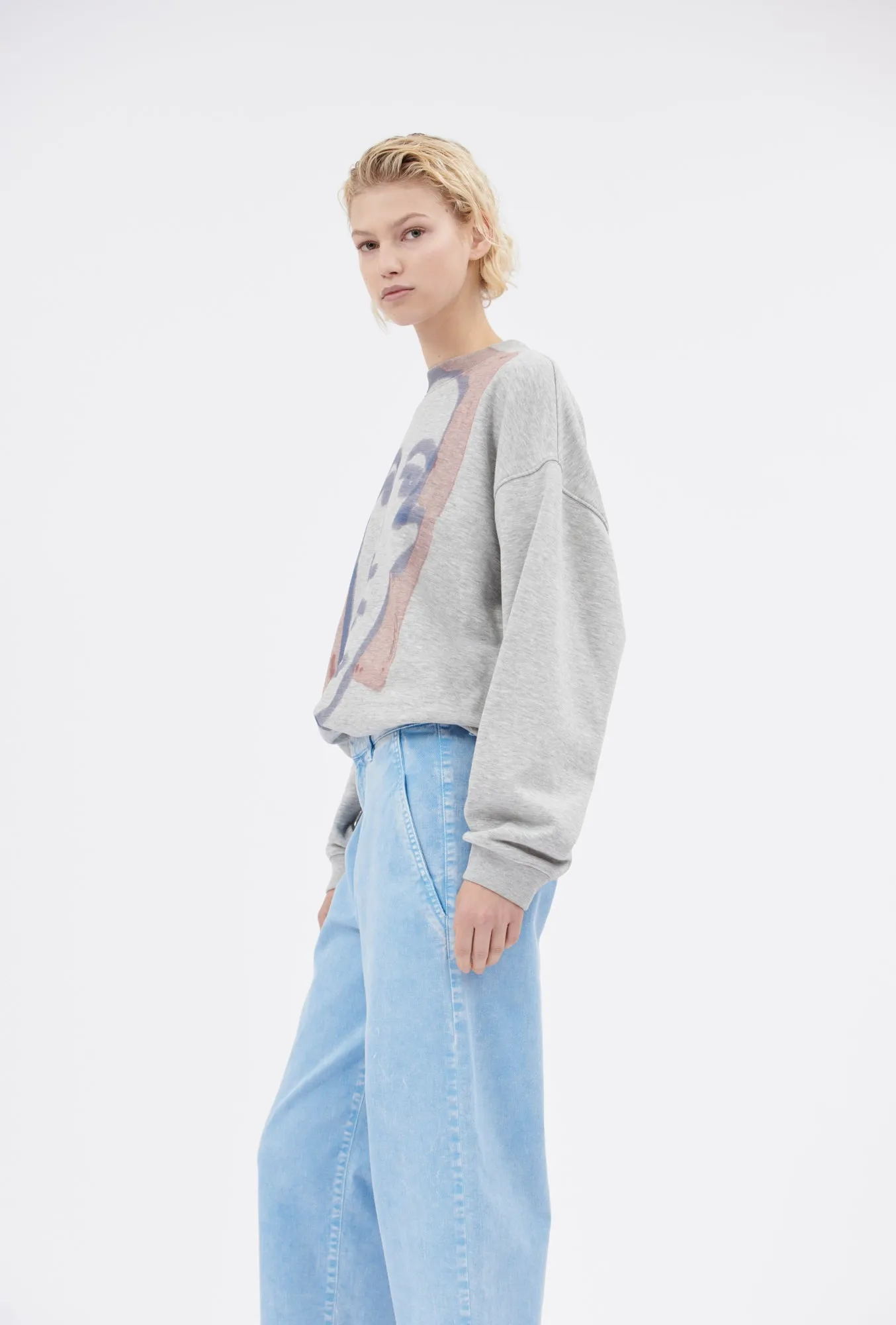 Organic Single Jersey Sweatshirt, Rouge sold by ODEEH product image thumbnail 3