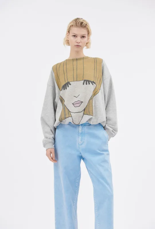 Organic Single Jersey Sweatshirt, Greengold made by ODEEH