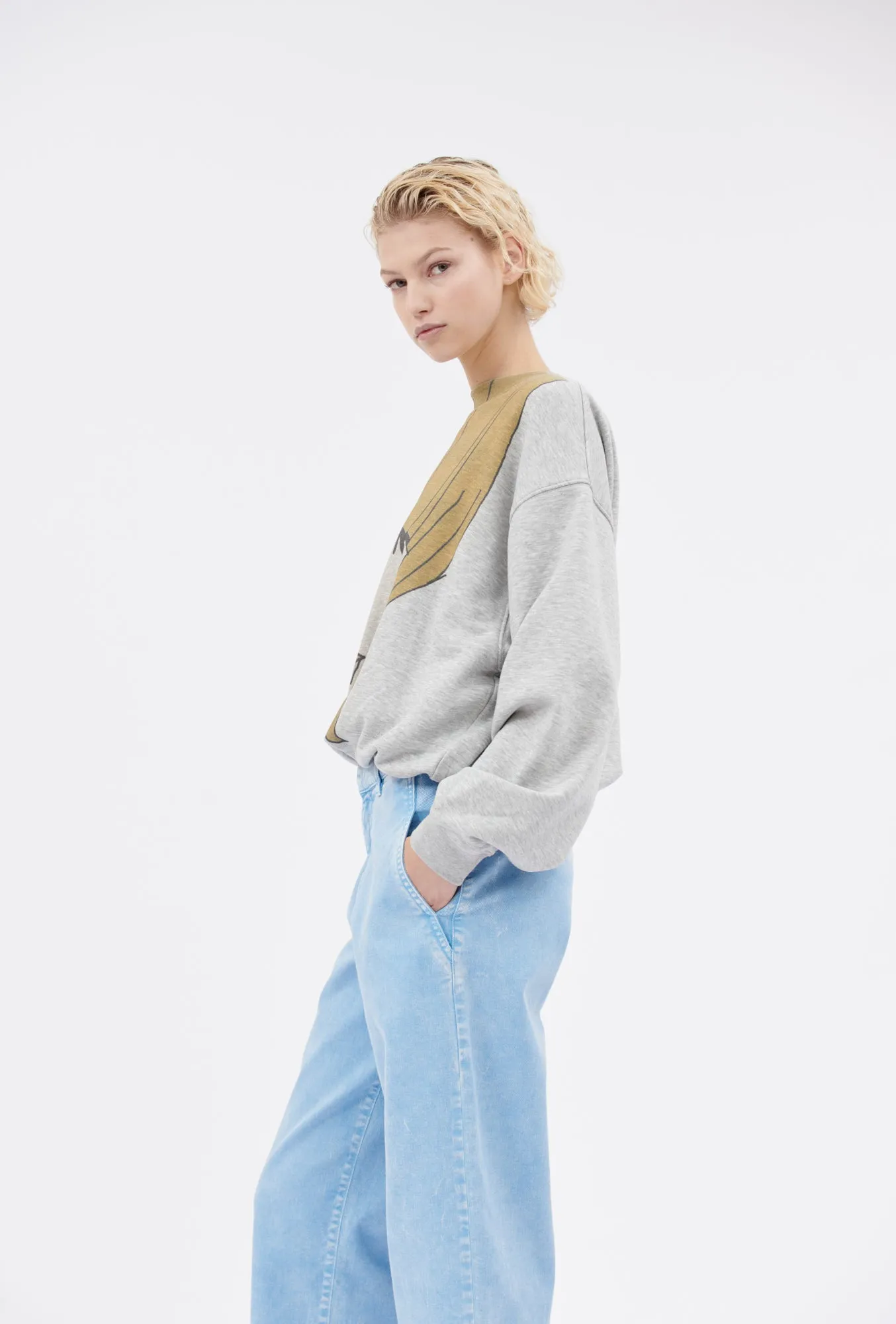 Organic Single Jersey Sweatshirt, Greengold sold by ODEEH product image thumbnail 2