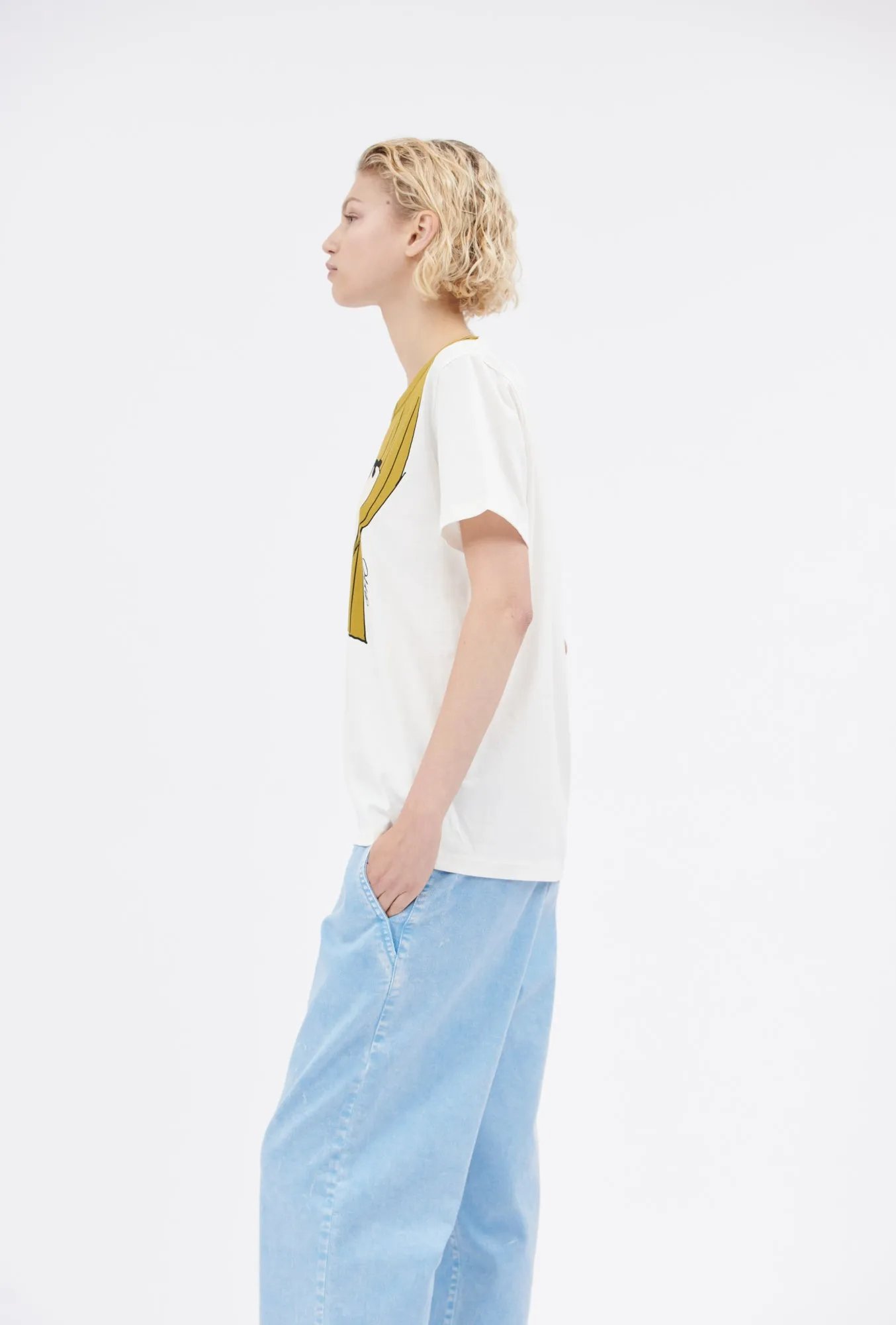 Organic Single Jersey T-Shirt, Tiger's Eye sold by ODEEH product image thumbnail 2