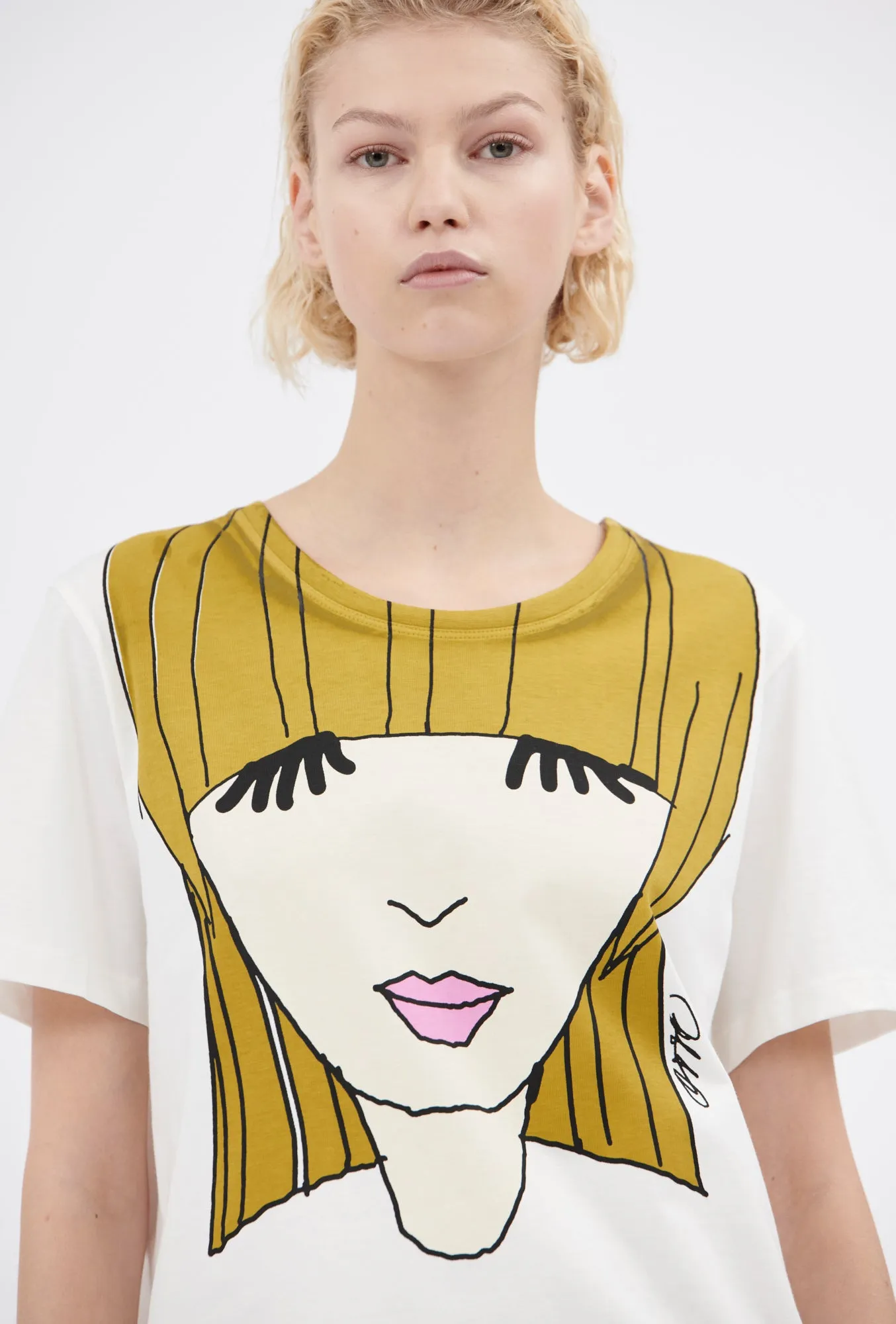 Organic Single Jersey T-Shirt, Tiger's Eye sold by ODEEH product image thumbnail 4