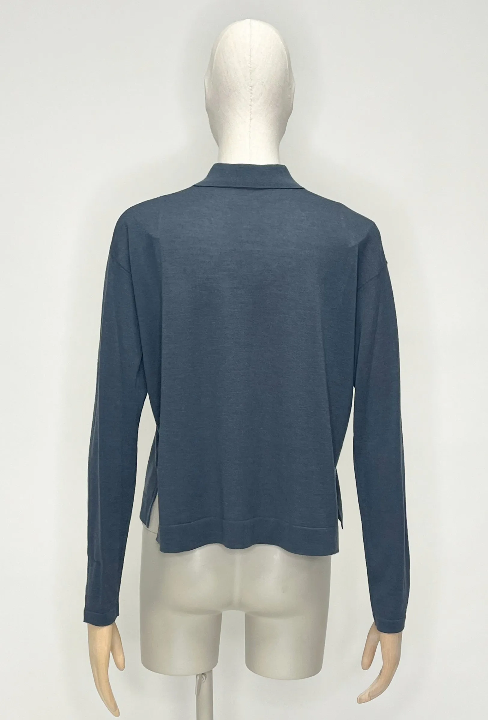 MERINO EXTRAFINE Pullover, Steel sold by ODEEH product image thumbnail 2