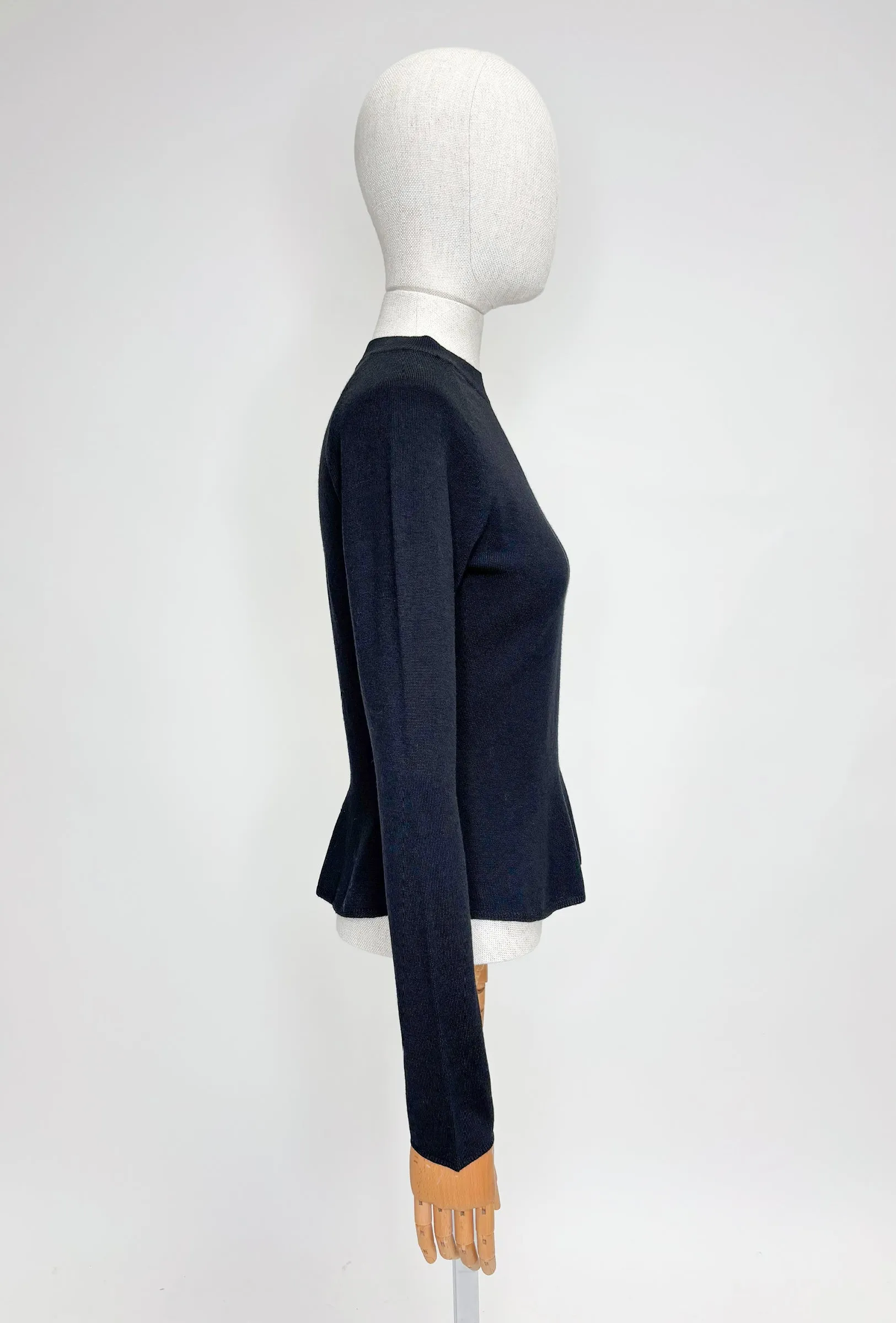 MERINO WOOL Pullover, Jet Black sold by ODEEH product image thumbnail 3