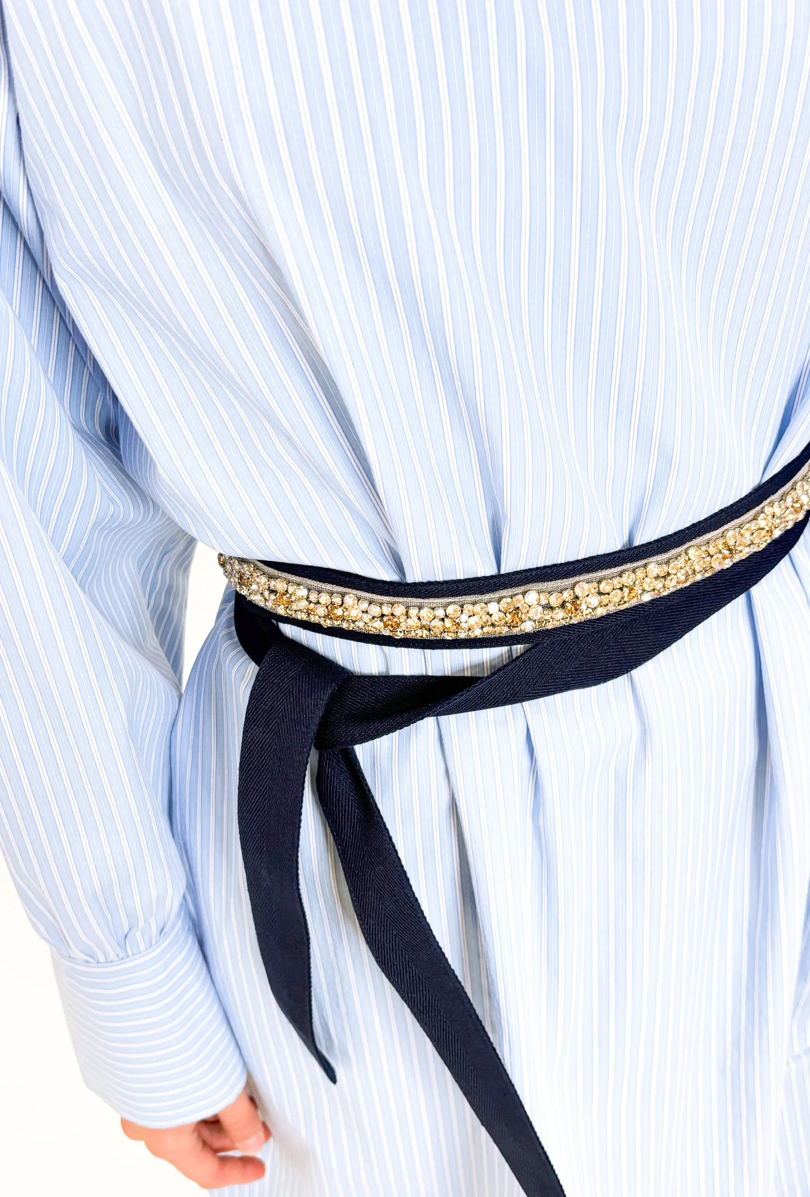 Rhinestone Belt, Navy sold by ODEEH product image thumbnail 2