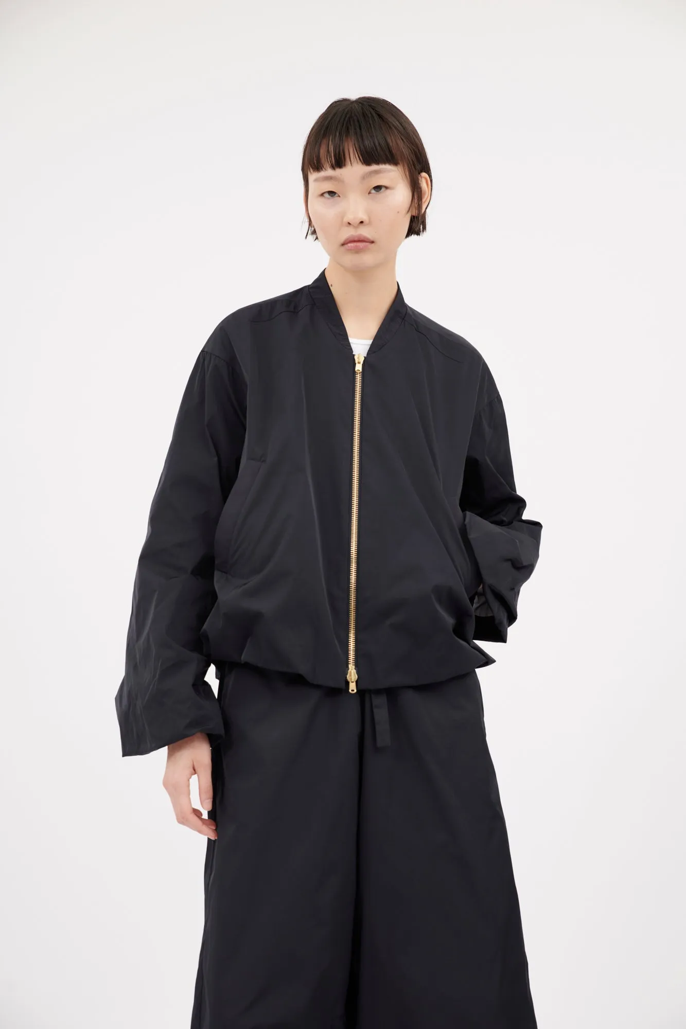 Soft Duchesse Jacke, Navy sold by ODEEH