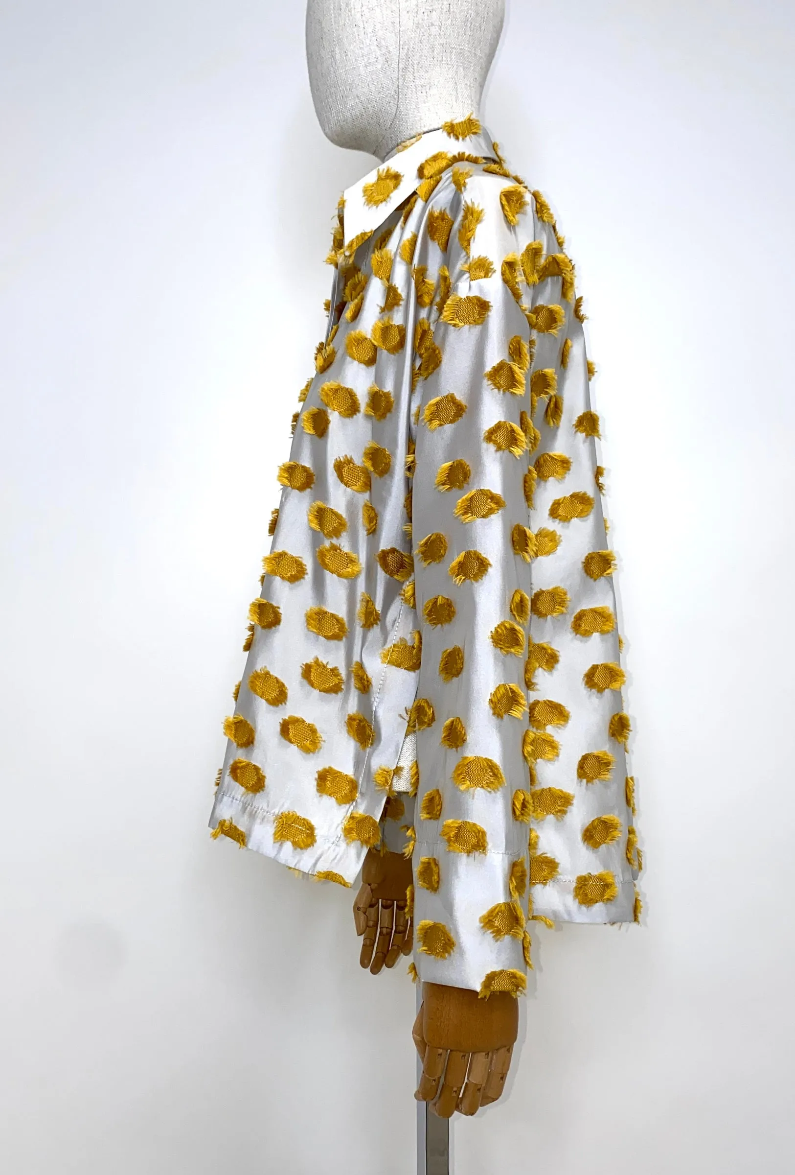 Filcoupé Dots Bluse, Jade Yellow sold by ODEEH product image thumbnail 2