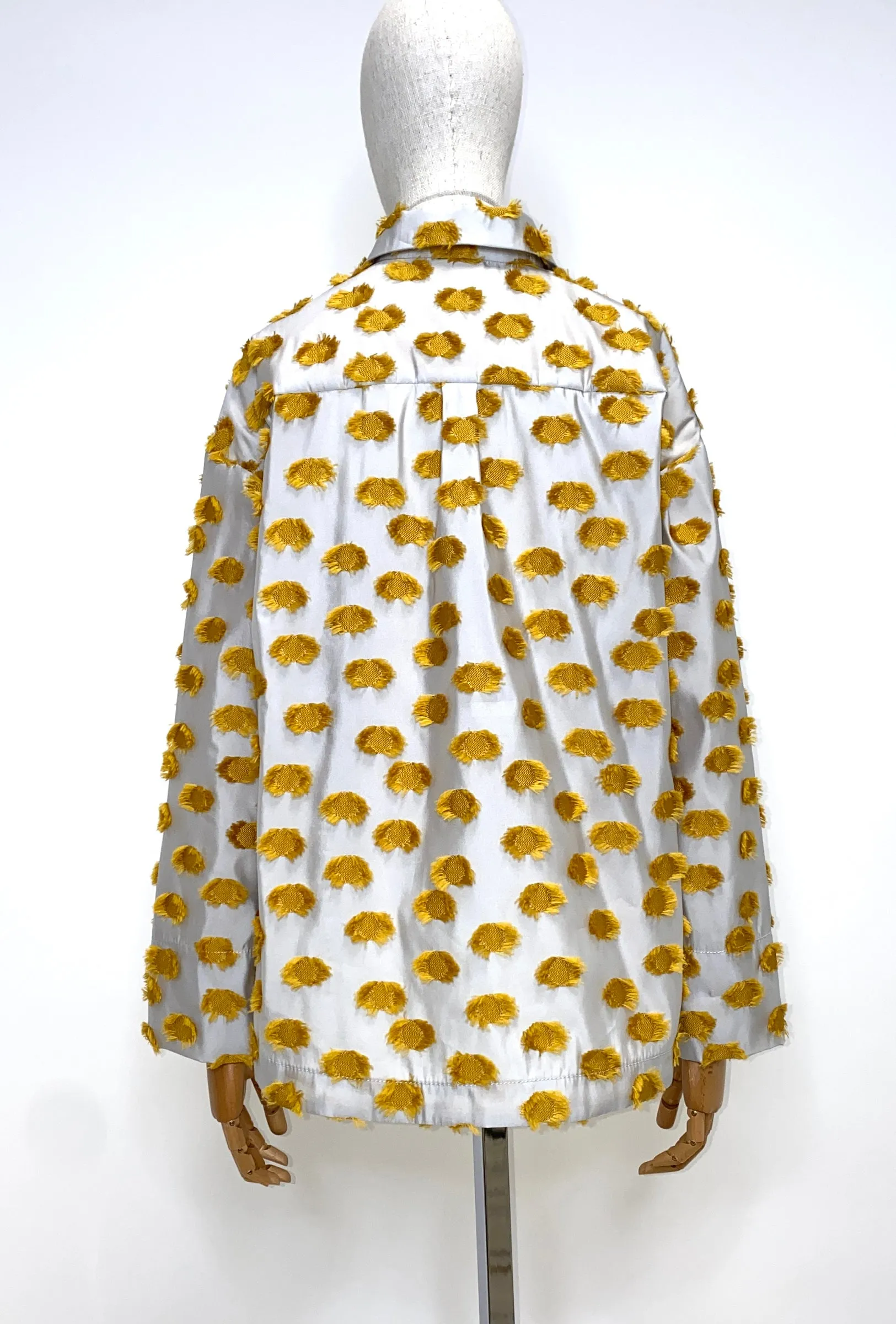 Filcoupé Dots Bluse, Jade Yellow sold by ODEEH product image thumbnail 3