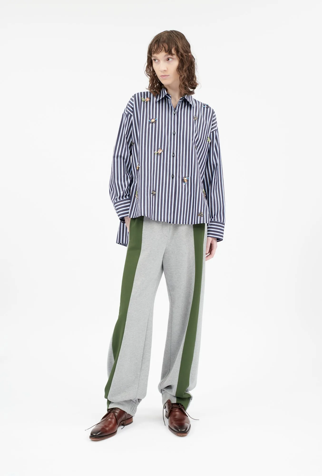 Melange Jersey Hose, Heather Grey sold by ODEEH product image thumbnail 5