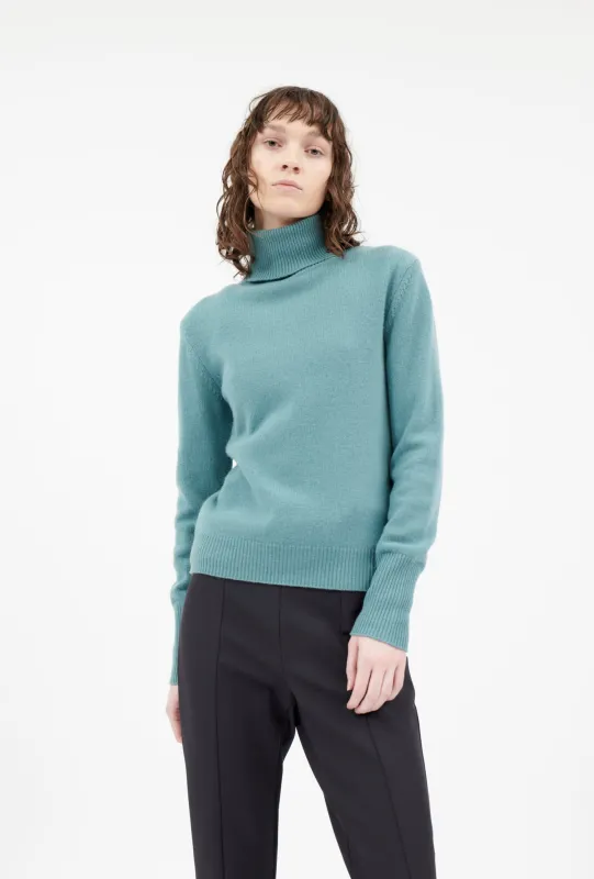 LIGHT CASHMERE Pullover, Seablue made by ODEEH