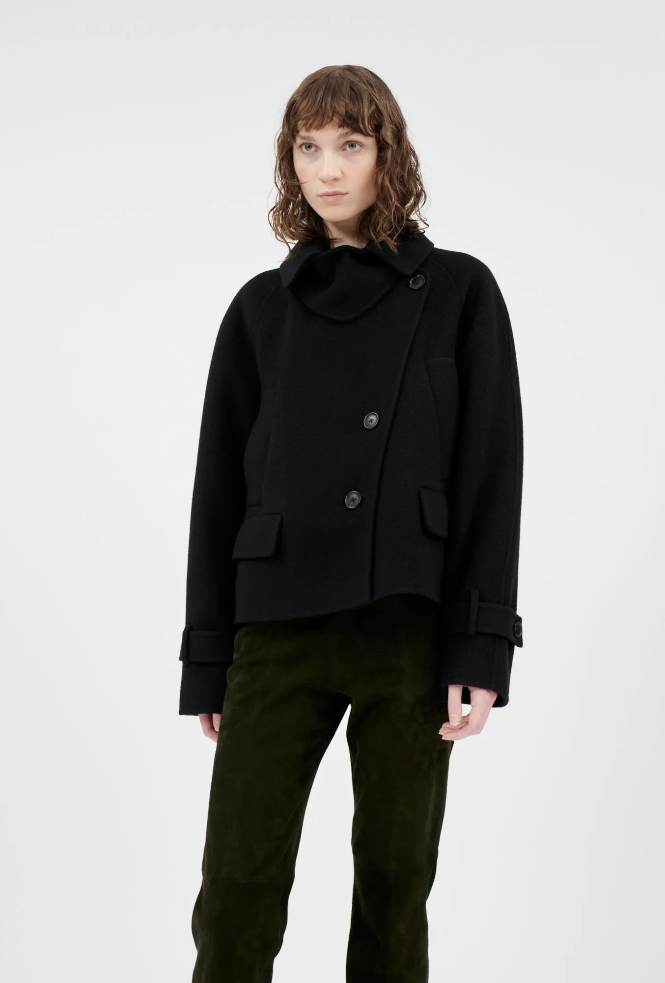 Spongy Double Face Jacke, Jet Black sold by ODEEH