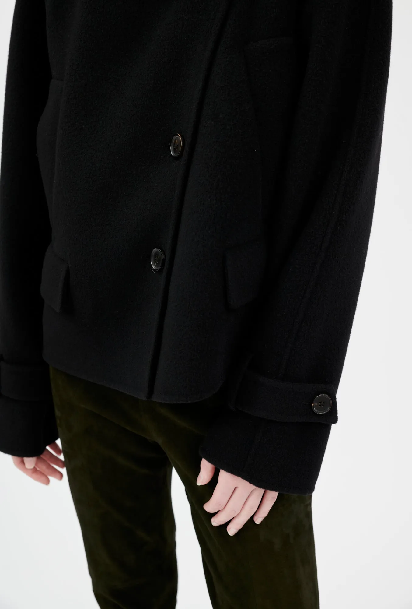 Spongy Double Face Jacke, Jet Black sold by ODEEH product image thumbnail 4