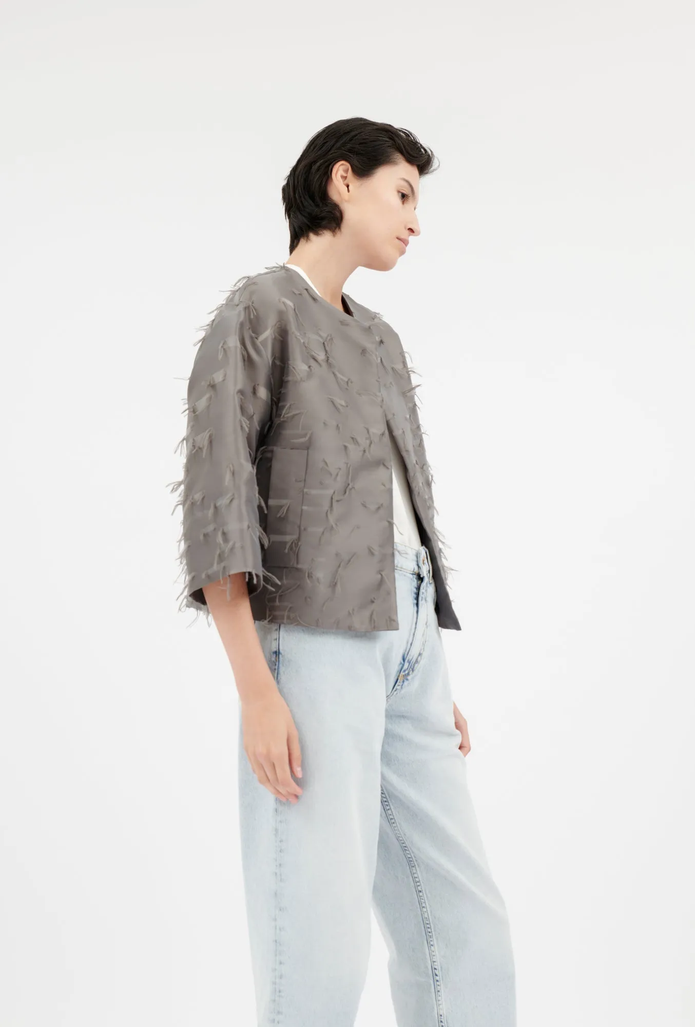 Cut Outs Jacke, Shadow sold by ODEEH product image thumbnail 4