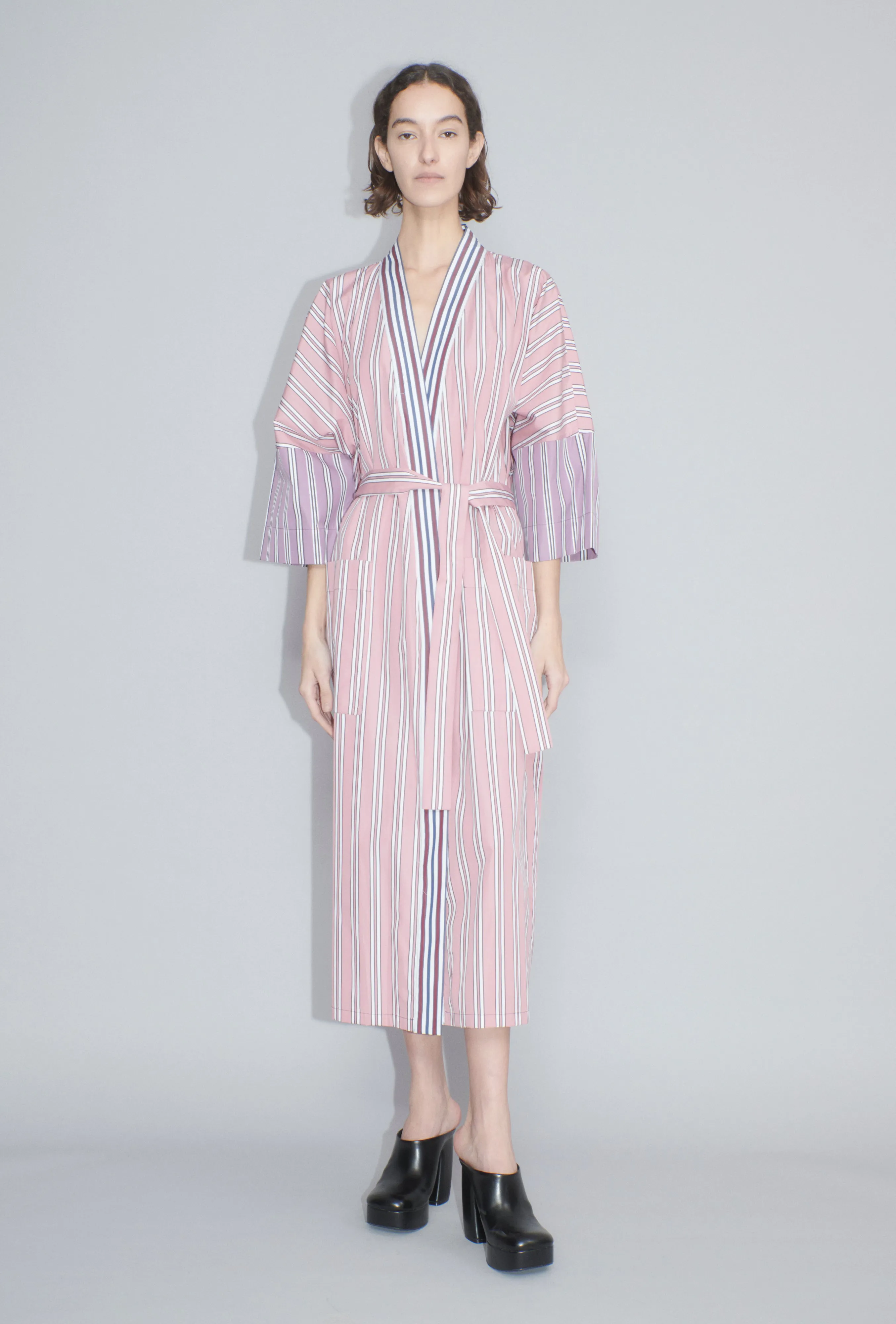 Shirt Stripes Kimono, Multicolor sold by ODEEH