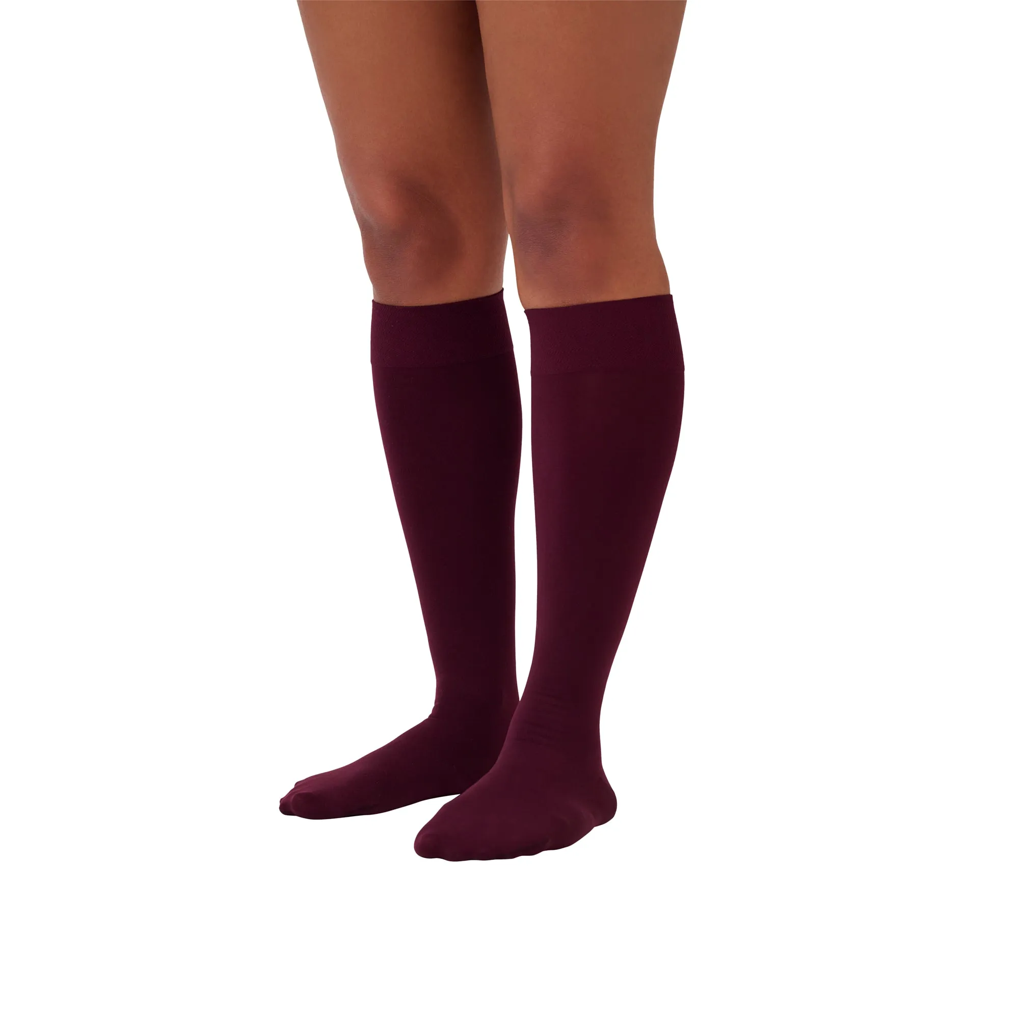 Kniestrümpfe Soft Touch Conscious 50 / Burgundy sold by ODEEH product image thumbnail 2