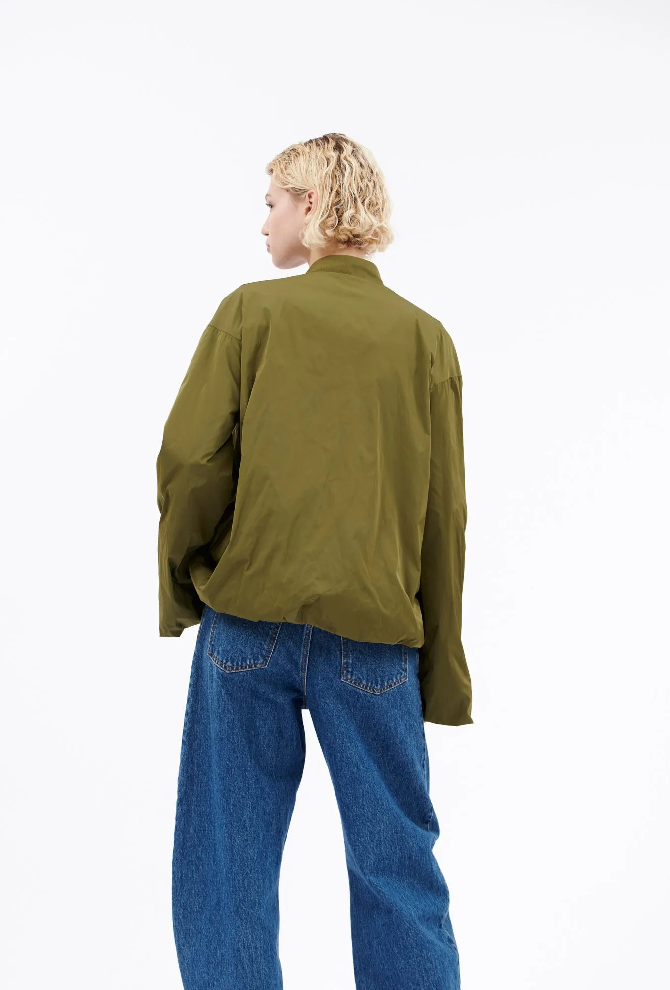 Soft Duchesse Jacke, Goldolive sold by ODEEH product image thumbnail 5