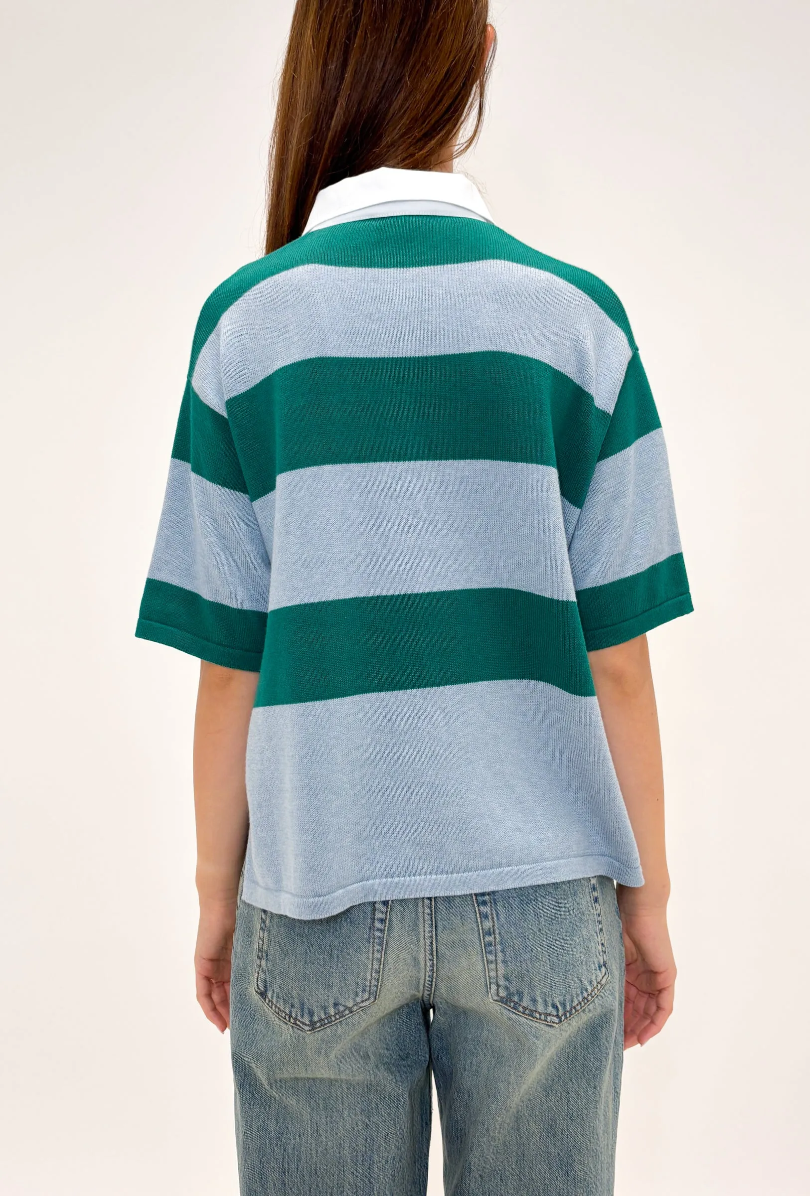 Preppy Polo Shirt, Emerald sold by ODEEH product image thumbnail 2
