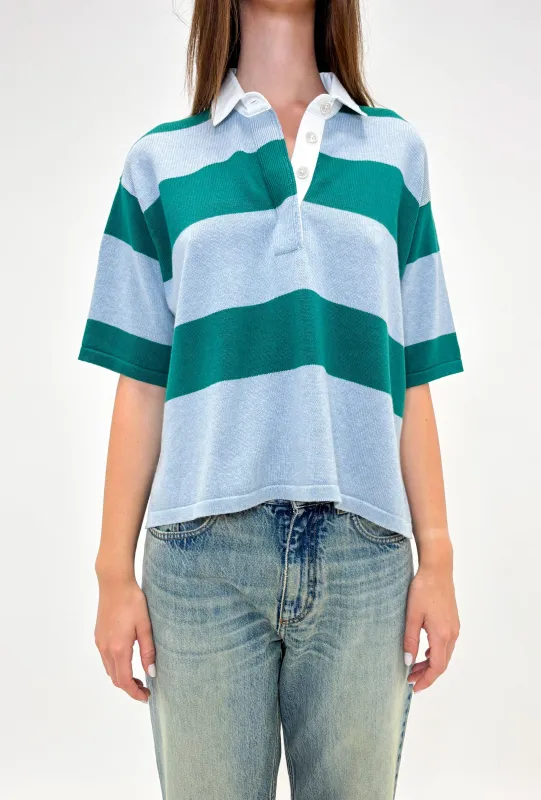 Preppy Polo Shirt, Emerald sold by ODEEH