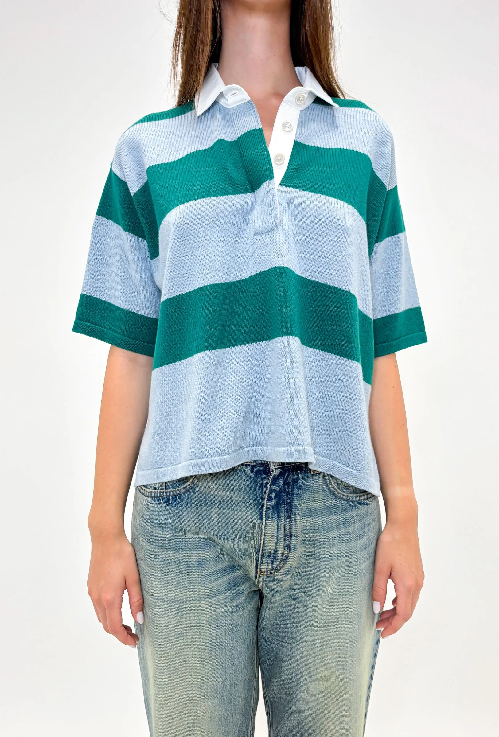 Preppy Polo Shirt, Emerald sold by ODEEH