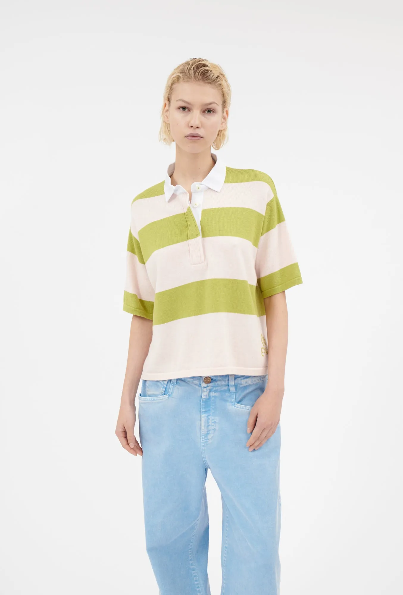 Preppy Polo Shirt, Limetta sold by ODEEH