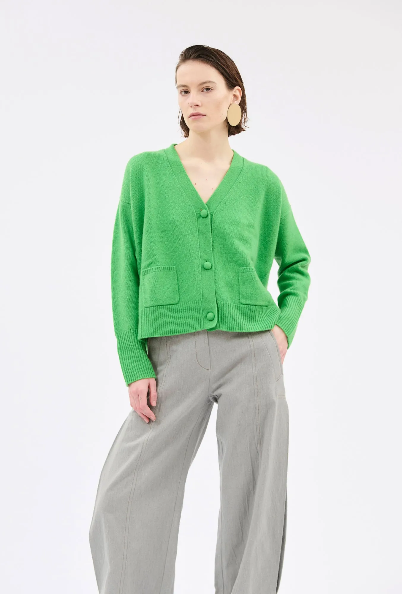 Light Cashmere Cardigan, Maygreen sold by ODEEH