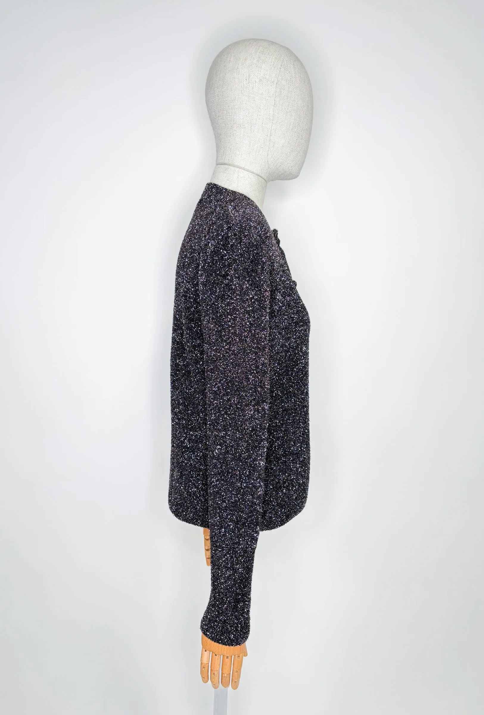 OPALESCENT Cardigan, Black Copper sold by ODEEH product image thumbnail 2