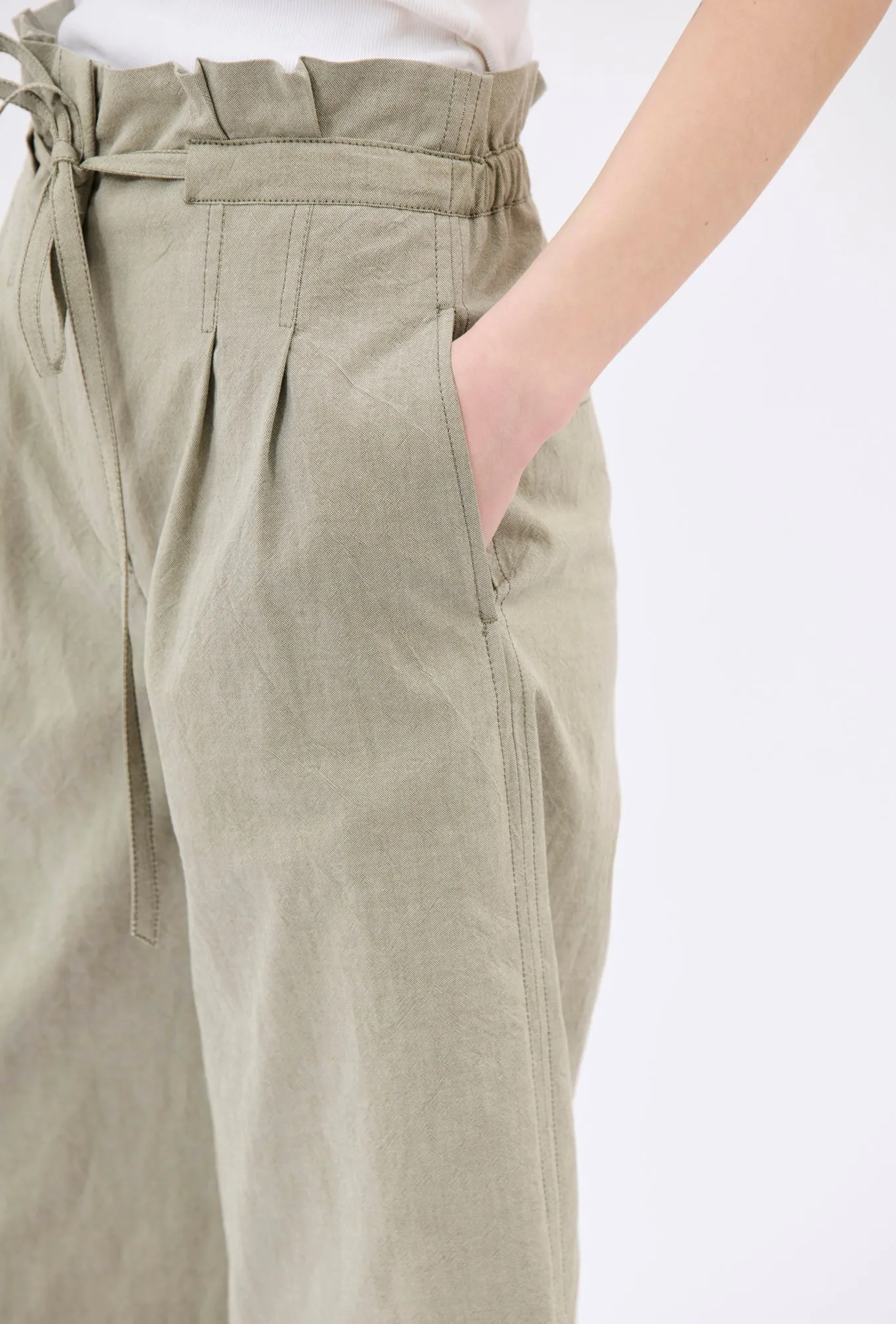 Crinkled Oxford Hose, Putty sold by ODEEH product image thumbnail 4